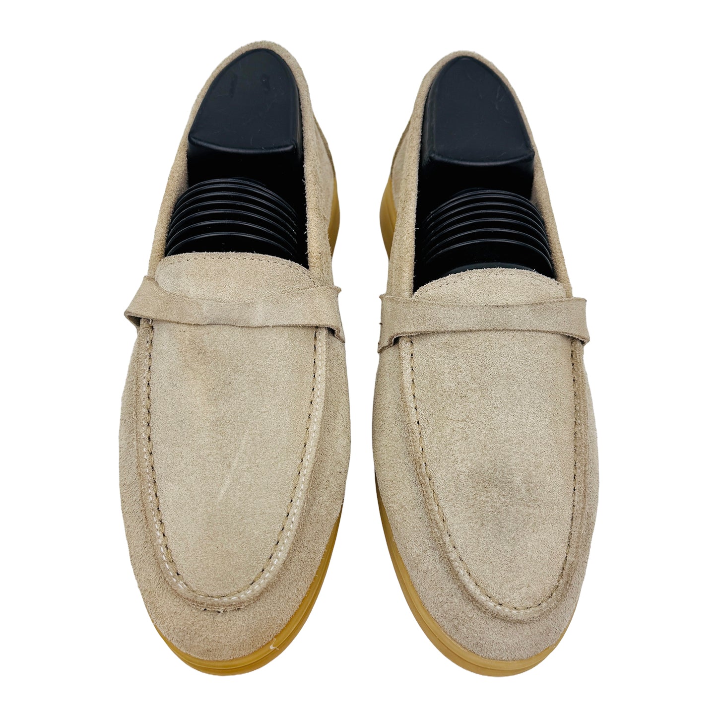 Loro Piana Summer Walk Beige Loafer Shoes (Size 39/39.5) - H18068