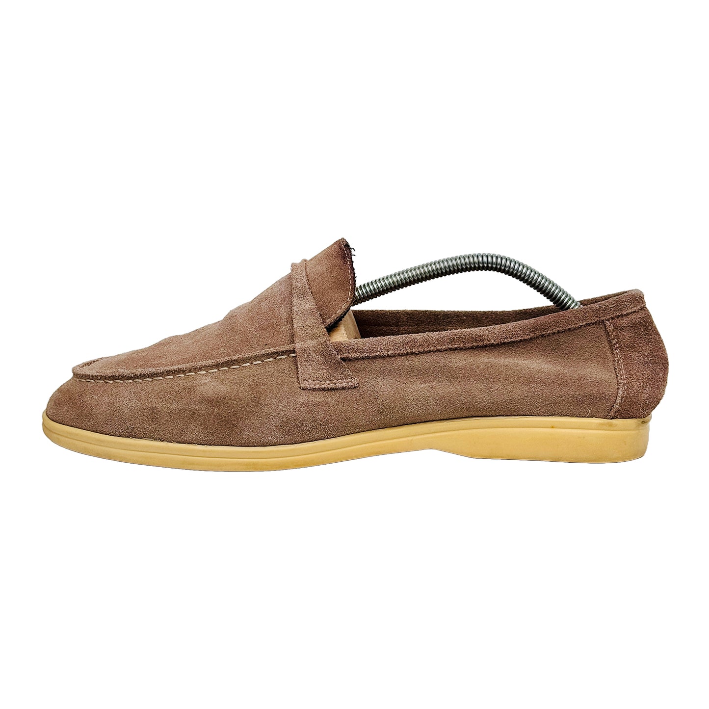 Loro Piana Summer Walk Beige Loafer Shoes (Size 45/46) - H 18068