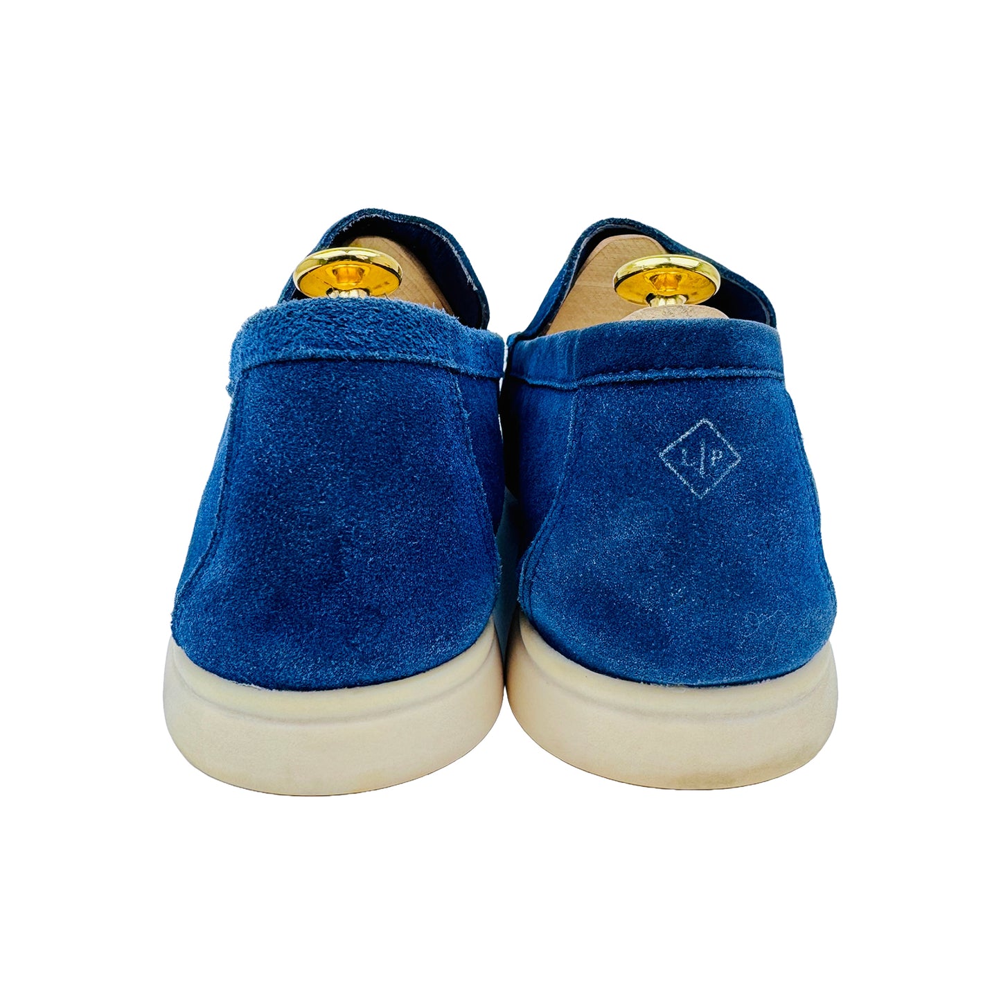 Loro Piana Summer Walk Blue Loafers (Size 43.5/44)