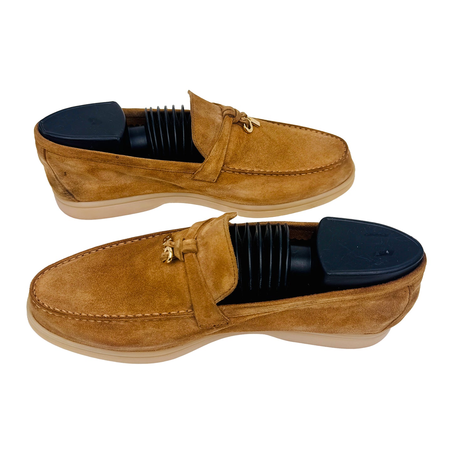 Loro Piana Summer Walk Brown Loafer Shoes (Size 40/41)