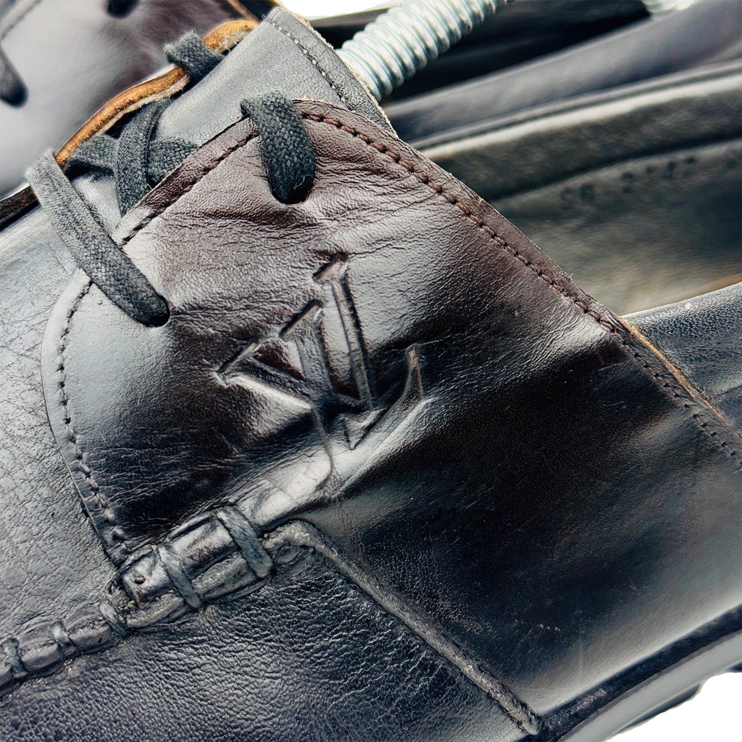 Louis Vuitton Black Leather Dress Shoes (Size 42.5)