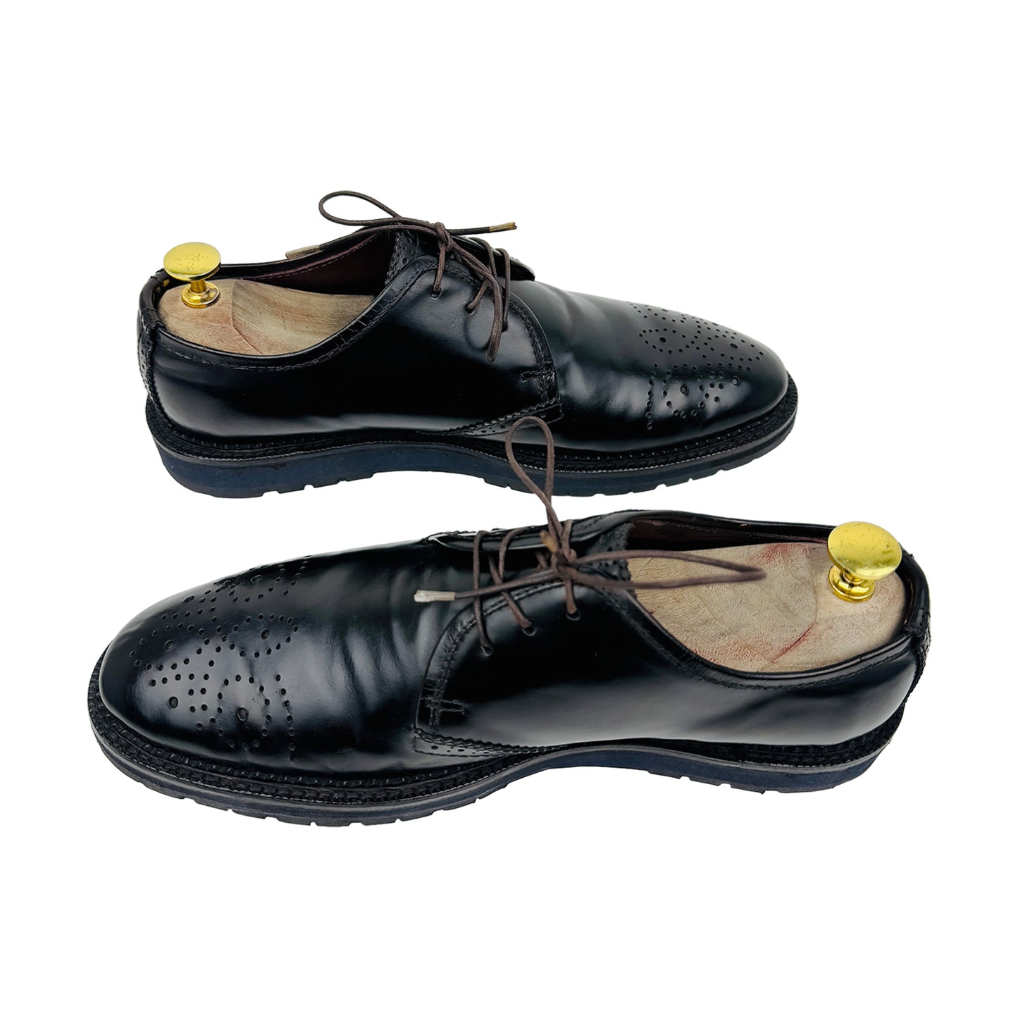 Louis Vuitton Brown Brogue Lace Up Derby Shoes (Size 42.5/43)