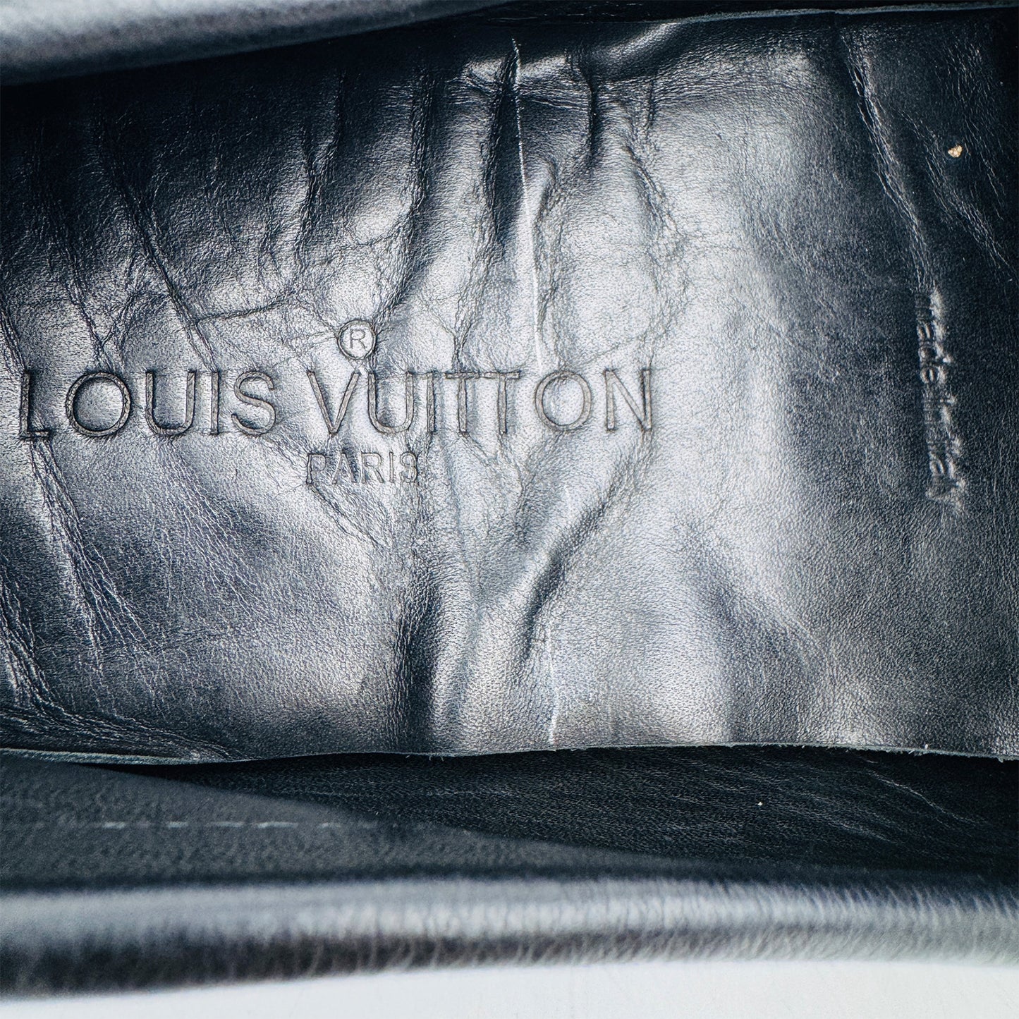 Louis Vuitton Hockenheim Black Moccasin Shoes (Size 42.5/43)