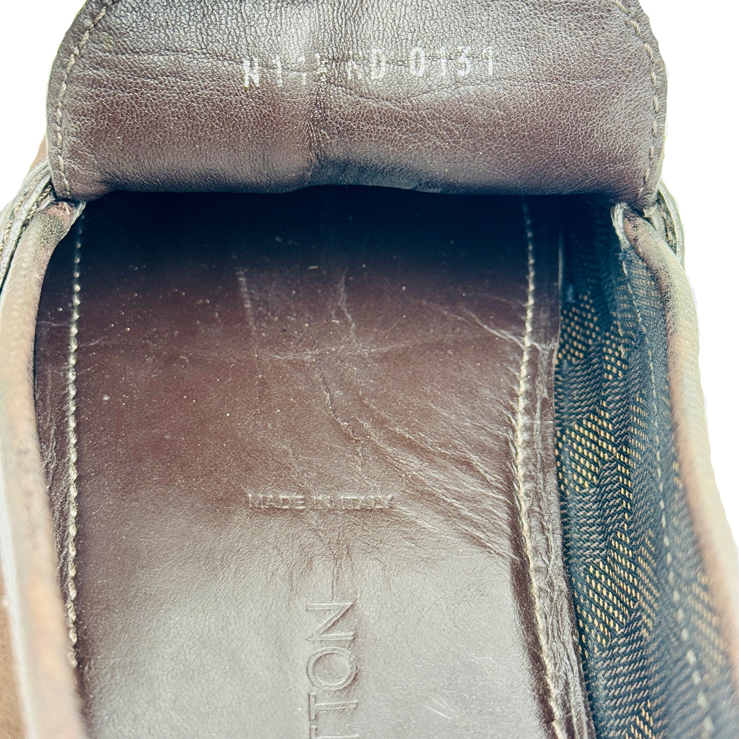 Louis Vuitton Hockenheim Brown Moccasin Shoes (Size 45/46)