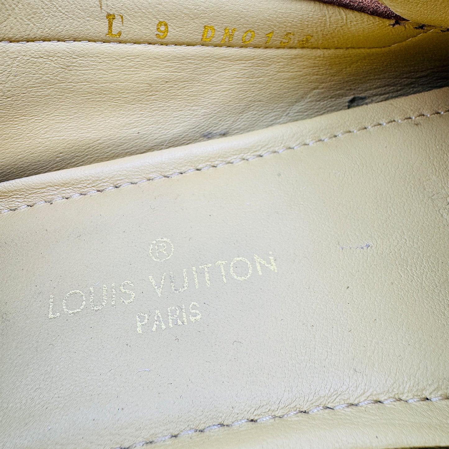 Louis Vuitton Hockenheim Moccasin Mustard Shoes (Size 43/43.5)