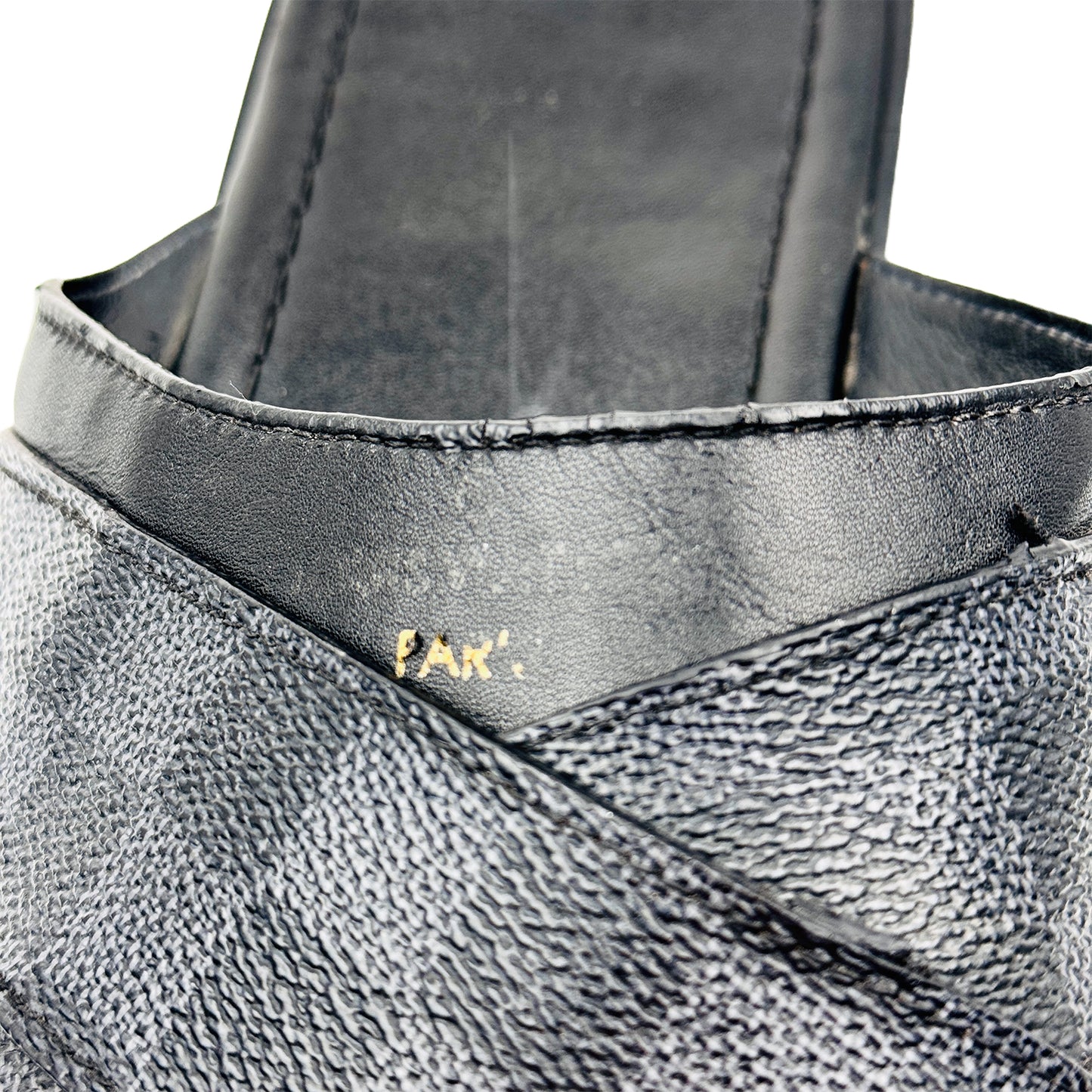 Louis Vuitton Leather Black Sandal Slippers (Size 43/43.5)