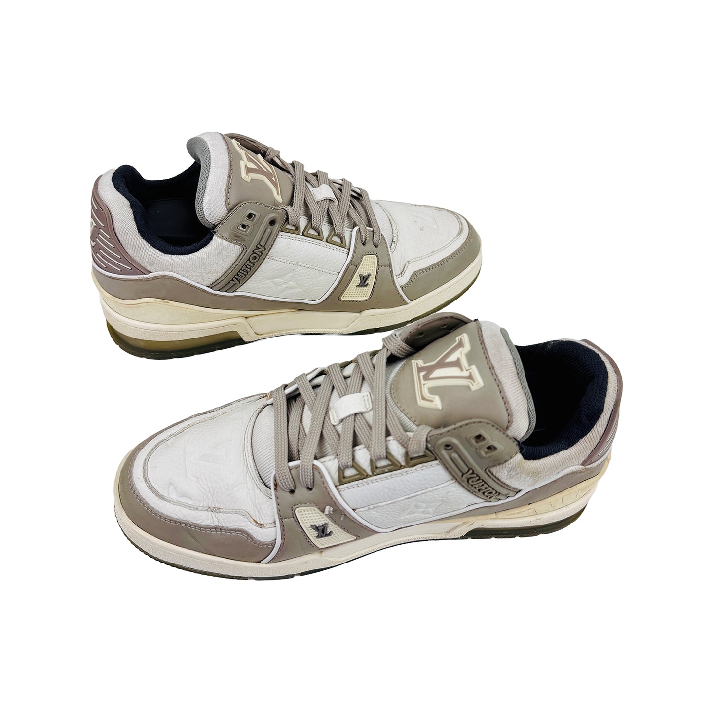 Louis Vuitton Leather Low Trainer Shoes (Size 38/38.5)