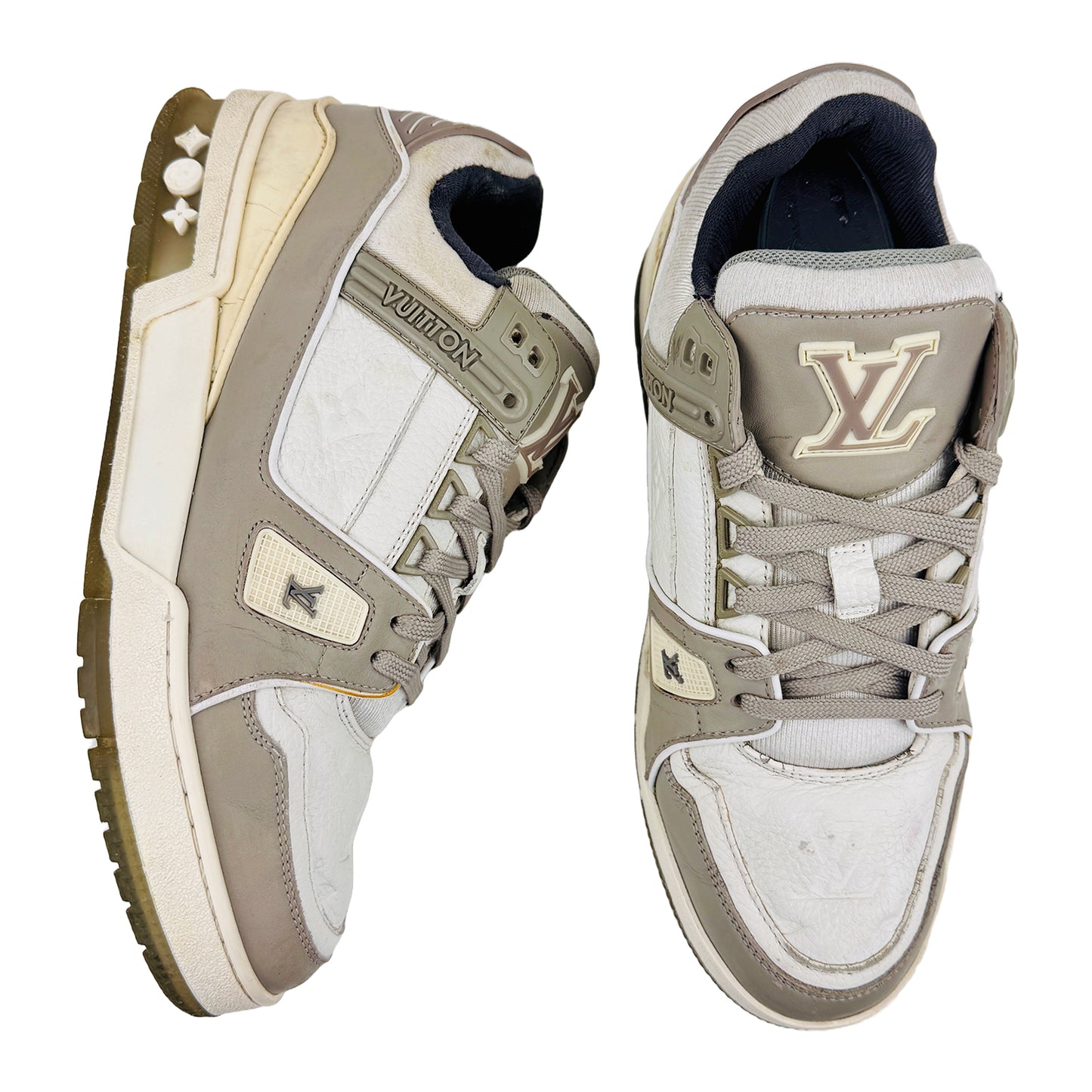 Louis Vuitton Leather Low Trainer Shoes (Size 38/38.5)