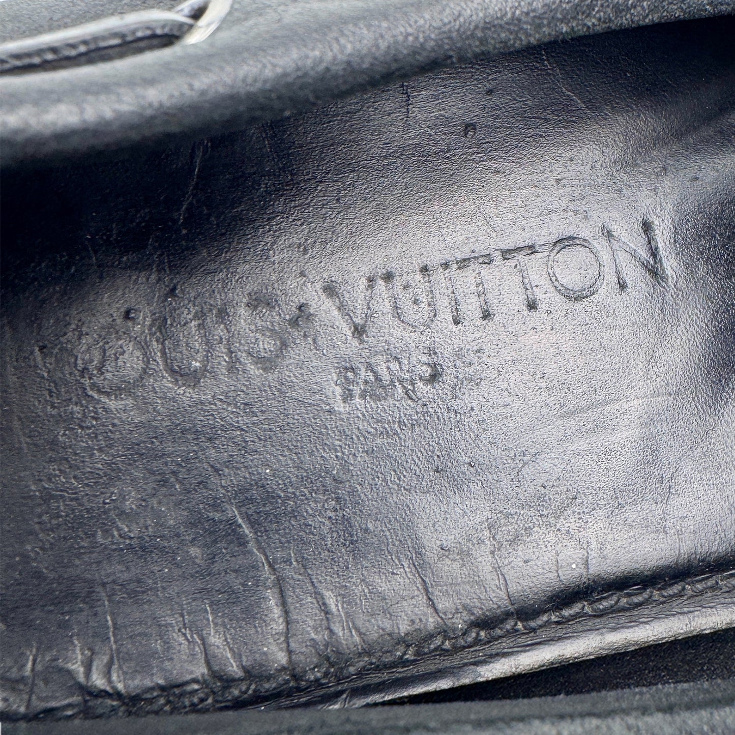 Louis Vuitton Men's Black Loafer Shoes (Size 43)