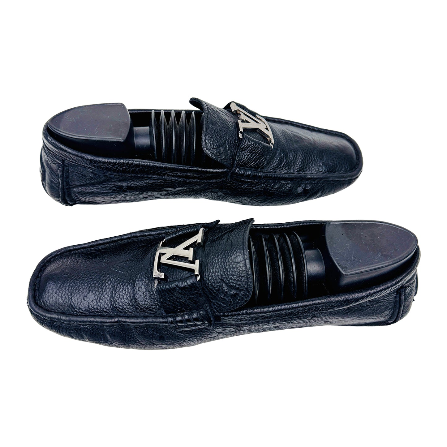 Louis Vuitton Monte Carlo Black Moccasin Shoes (Size 43/43.5)