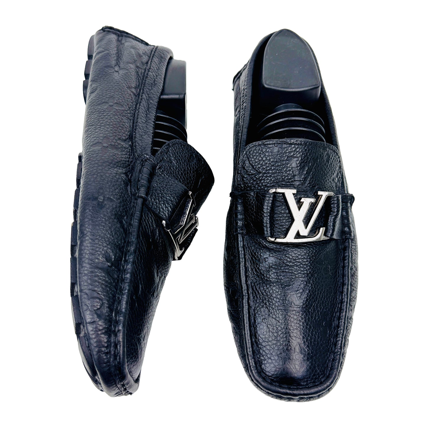 Louis Vuitton Monte Carlo Black Moccasin Shoes (Size 43/43.5)