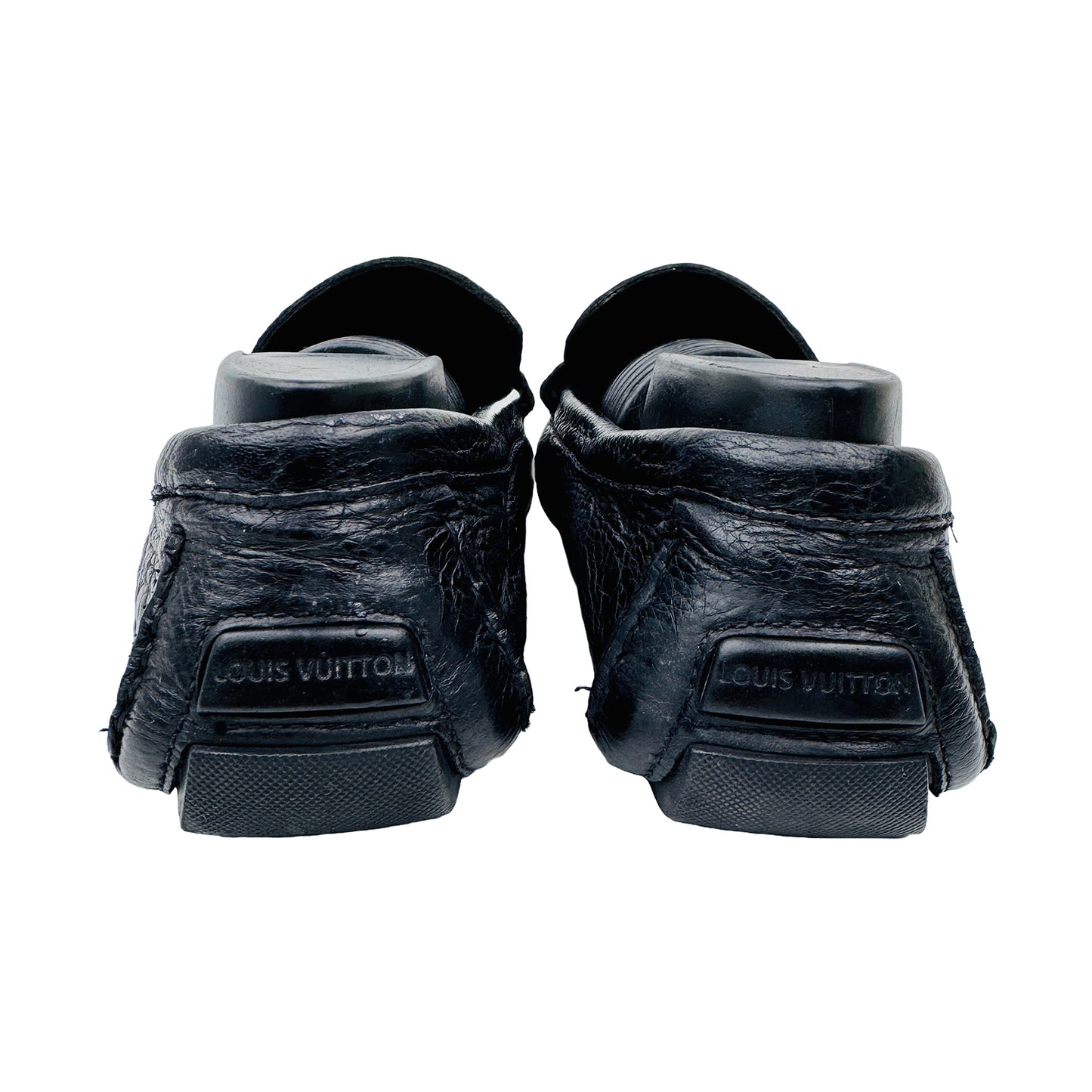 Louis Vuitton Monte Carlo Black Moccasin Shoes (Size 43/43.5)
