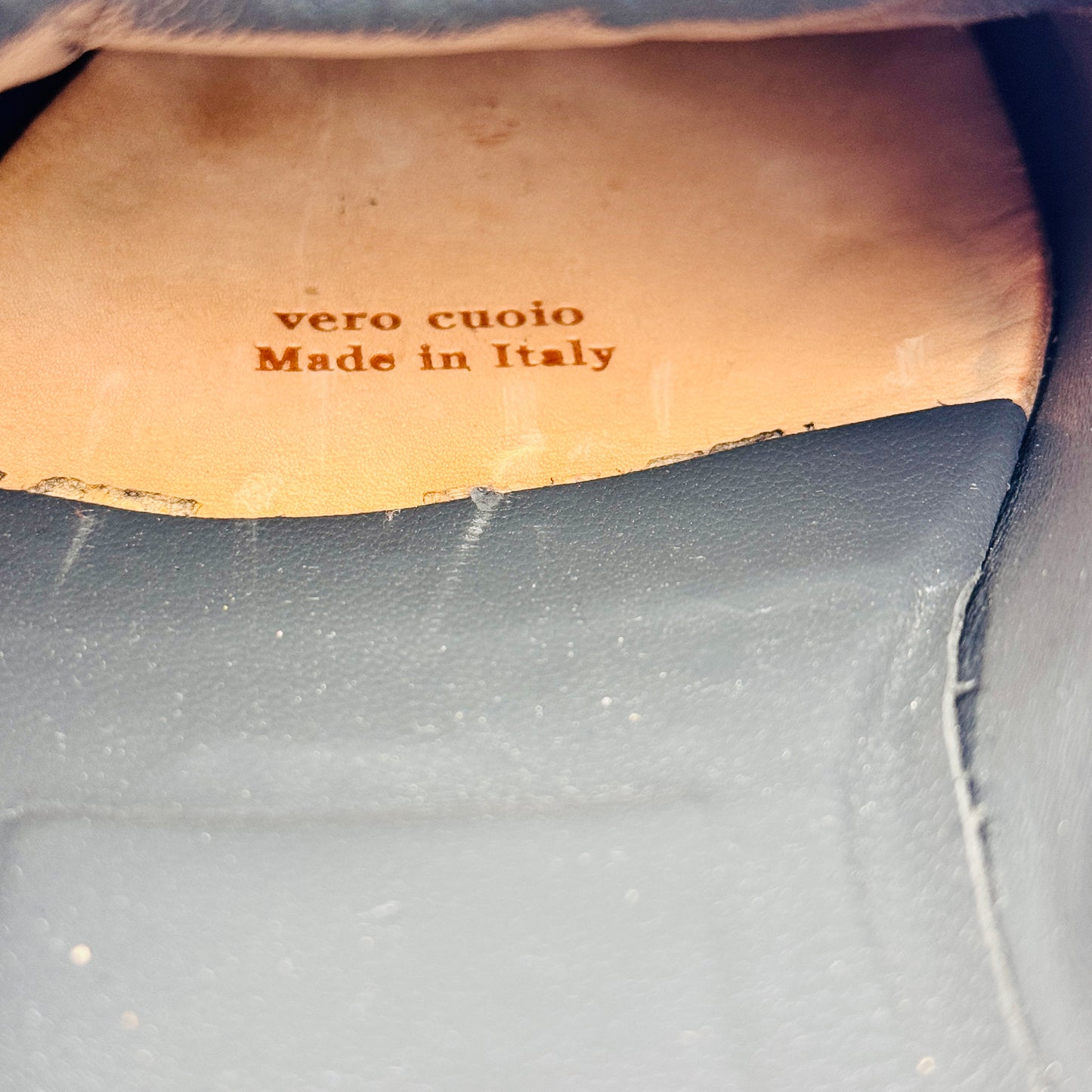 Luca Del Forte Men's Velvet Embroidered Loafer Shoes (Size 41)