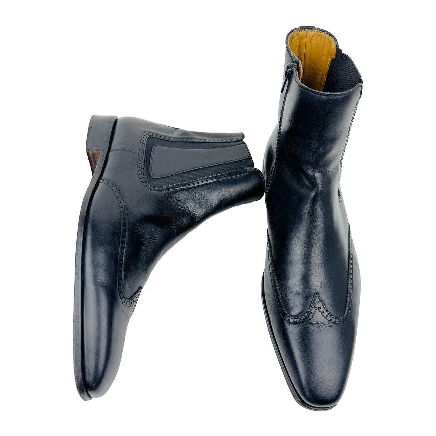 Magnanni Men's Black Chelsea Boots (Size 42.5/43)