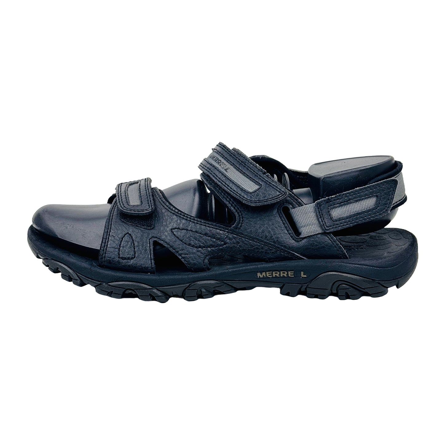 Merrell Men's Mojave Black Sandals (Size 43) - J35279