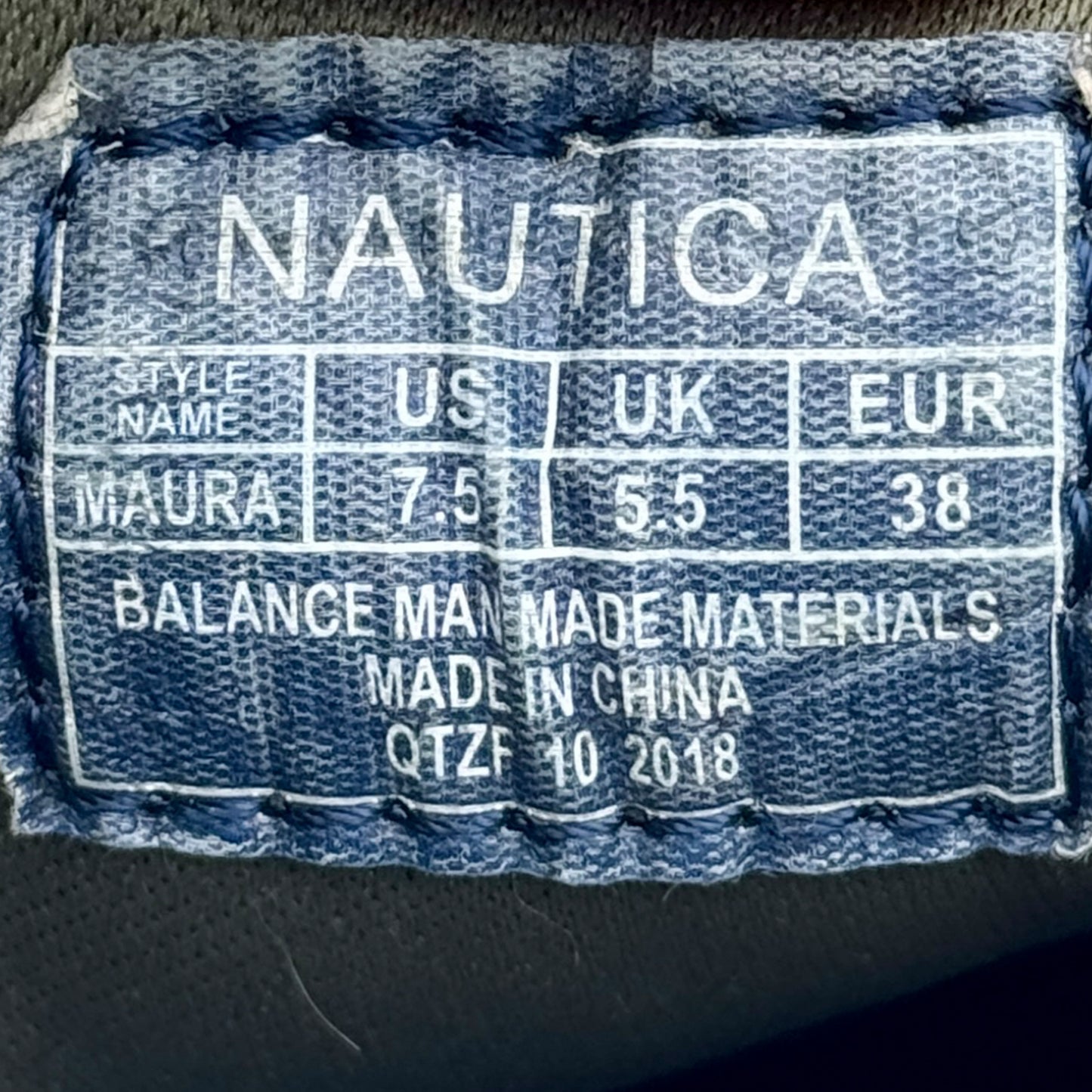 Nautica Women's Casual Slip-On Shoes (Size 38)