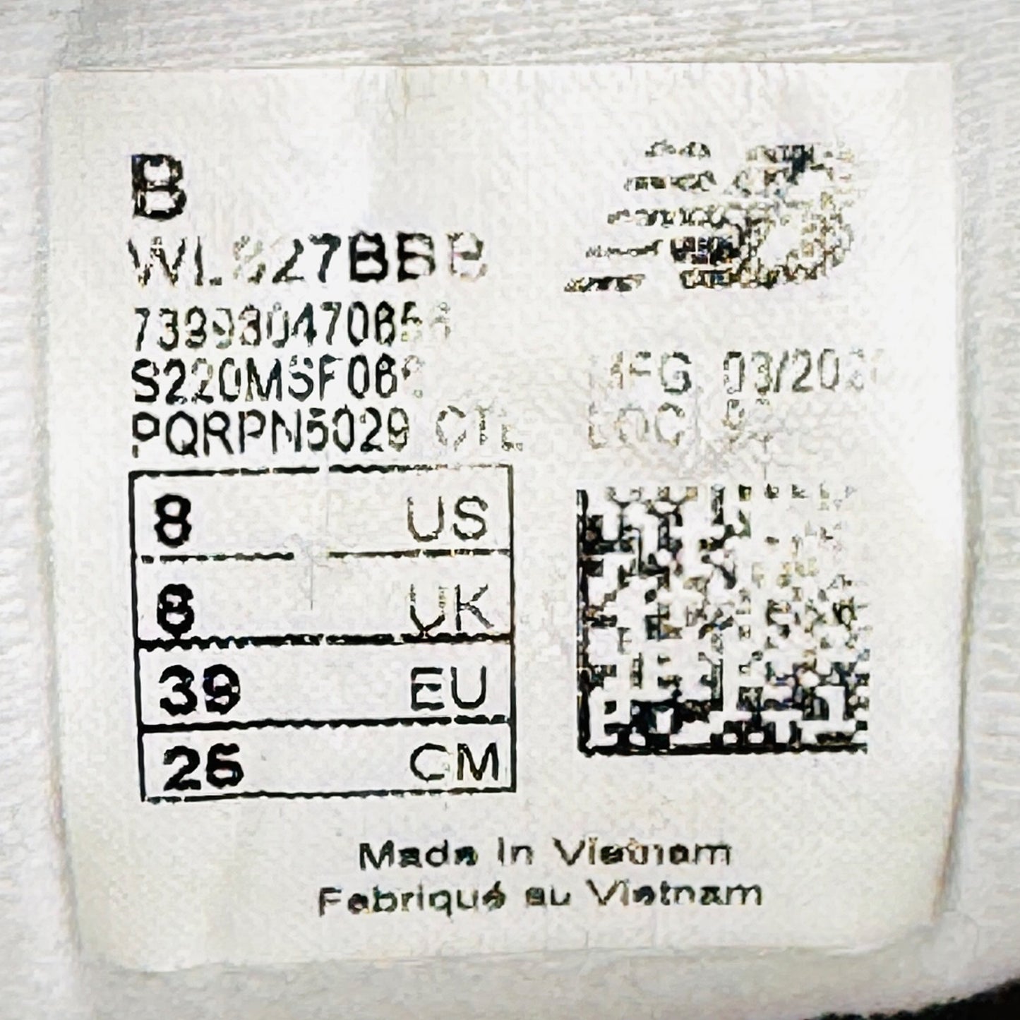 New Balance 827 Shoes (Size 39) - WL827BBB