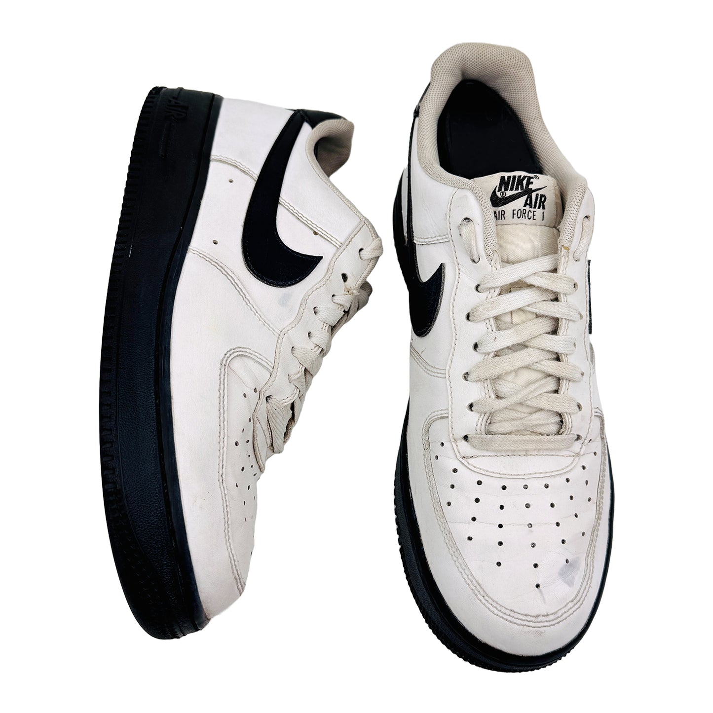 Nike Air Force 1 Low White Black Shoes (Size 41/41.5) - CK7663-101