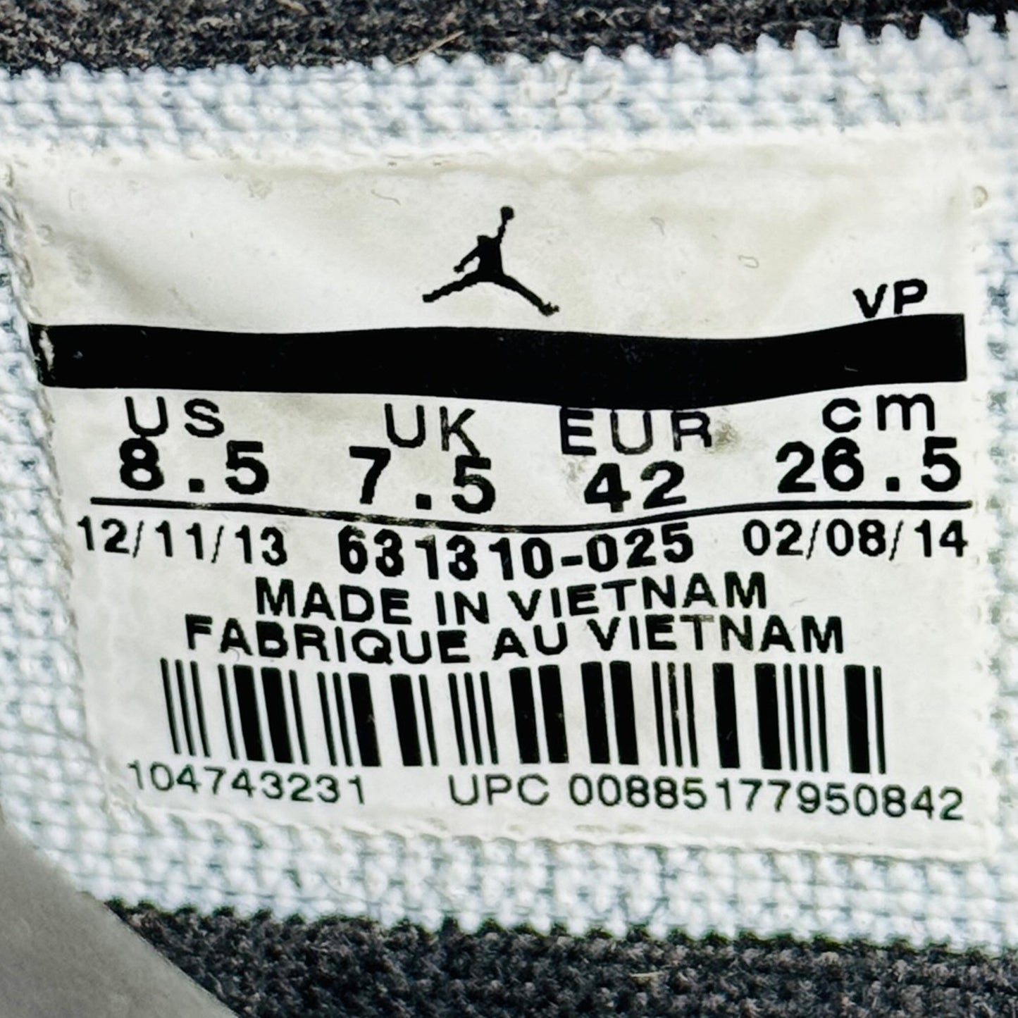 Nike Air Jordan Melo 1.5 Shoes (Size 42) - 631310-025