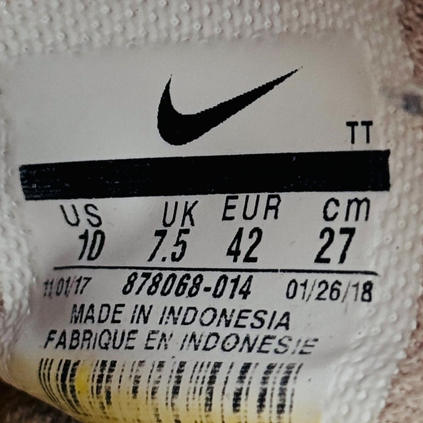 Nike Air Presto Shoes (Size 42) - 878068-014