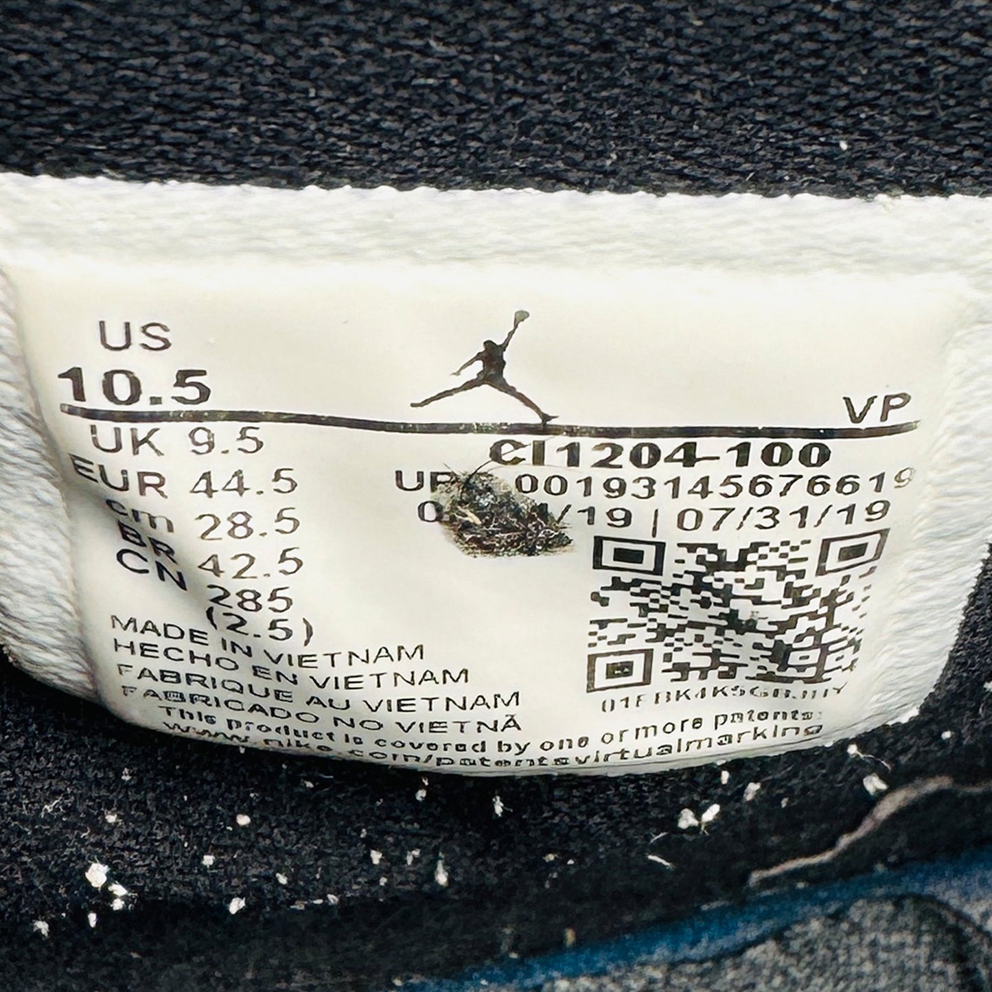 Nike Jordan Jumpman Diamond Mid Shoes (Size 44.5) - CI1204-100