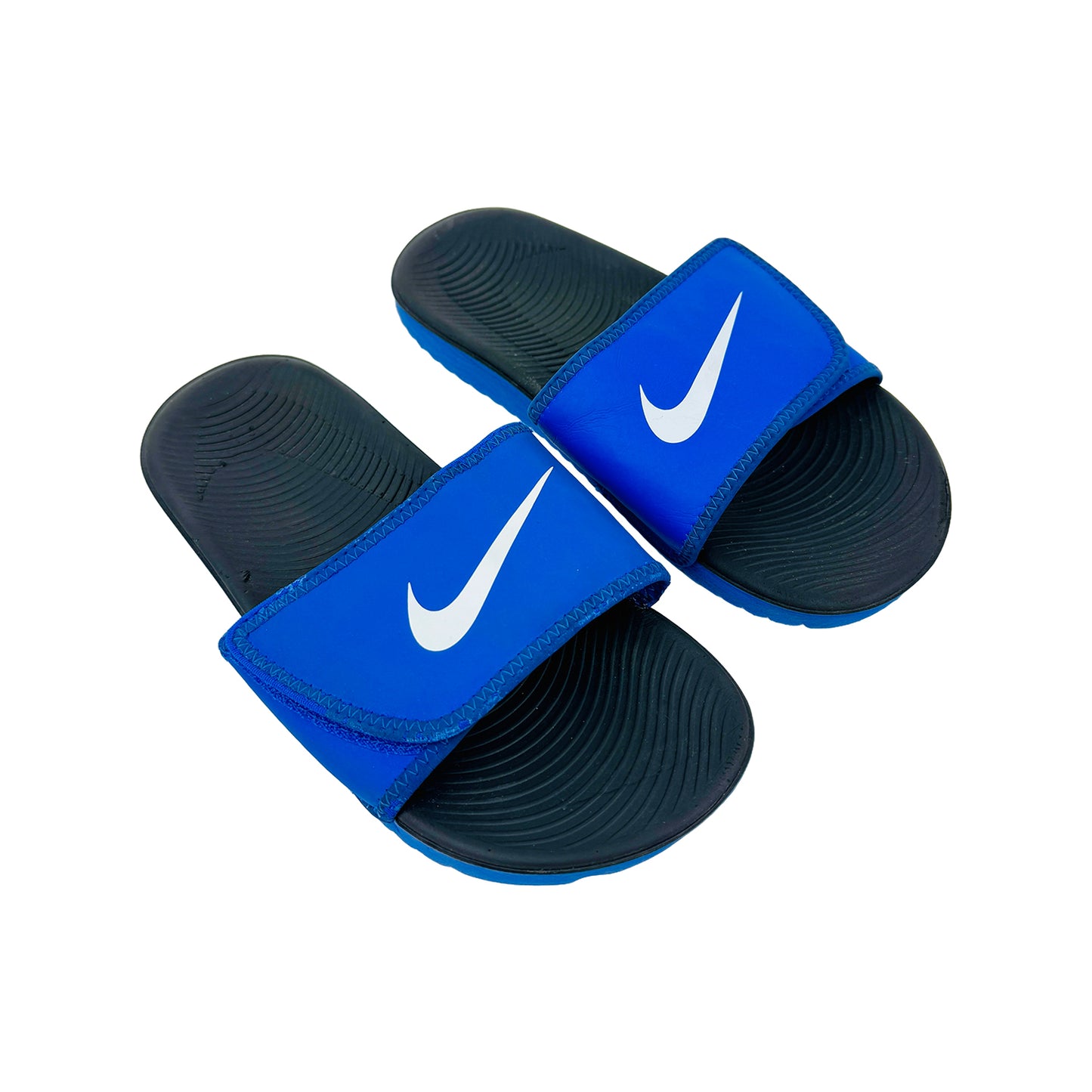 Nike Kawa Blue Slides (Size 35) - 819344-401