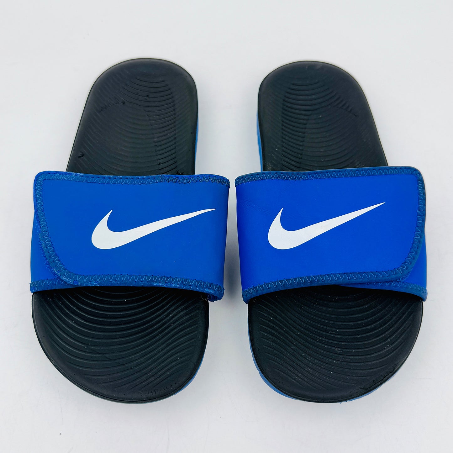 Nike Kawa Blue Slides (Size 35) - 819344-401