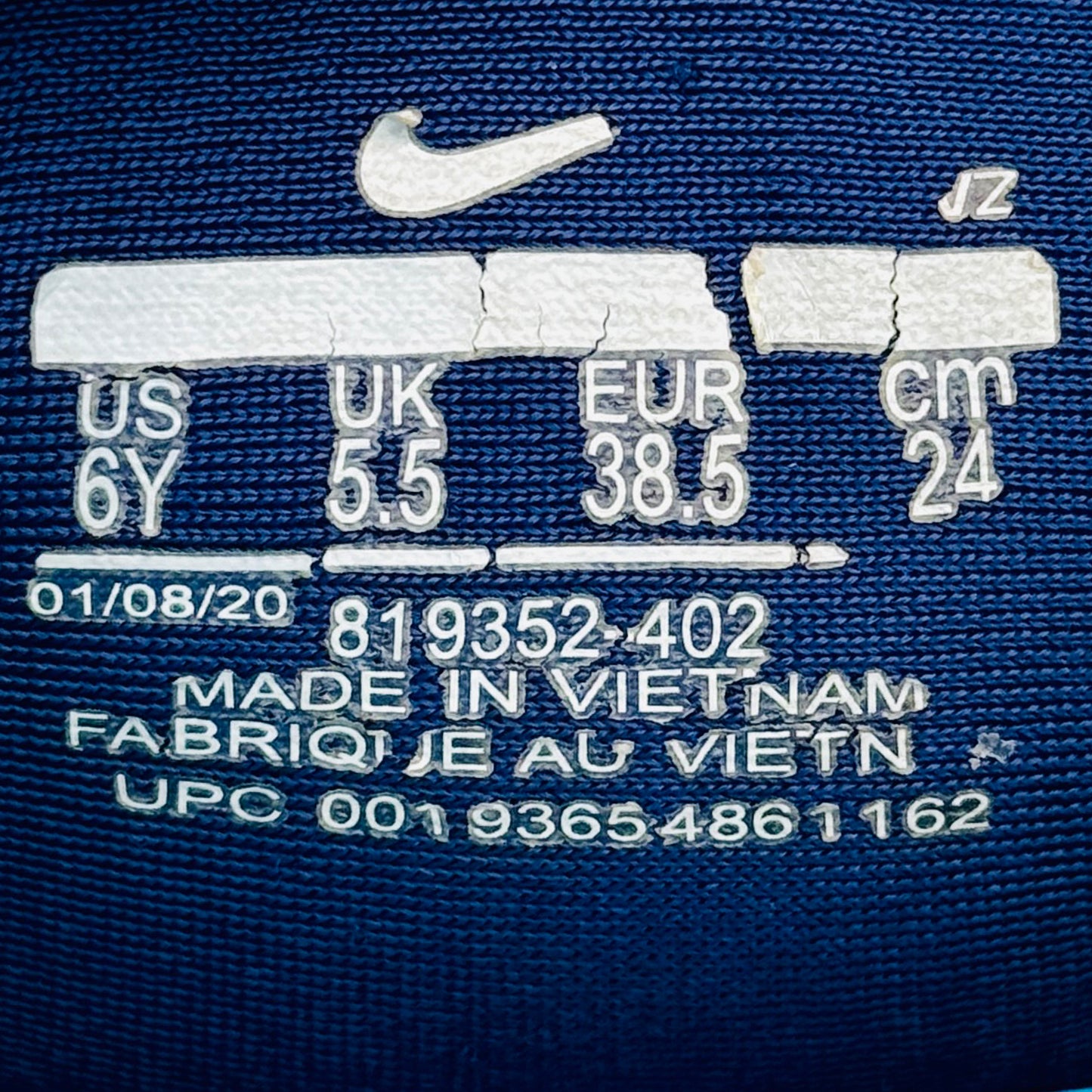 Nike Kawa Blue Slides (Size 38.5) - 819352-402