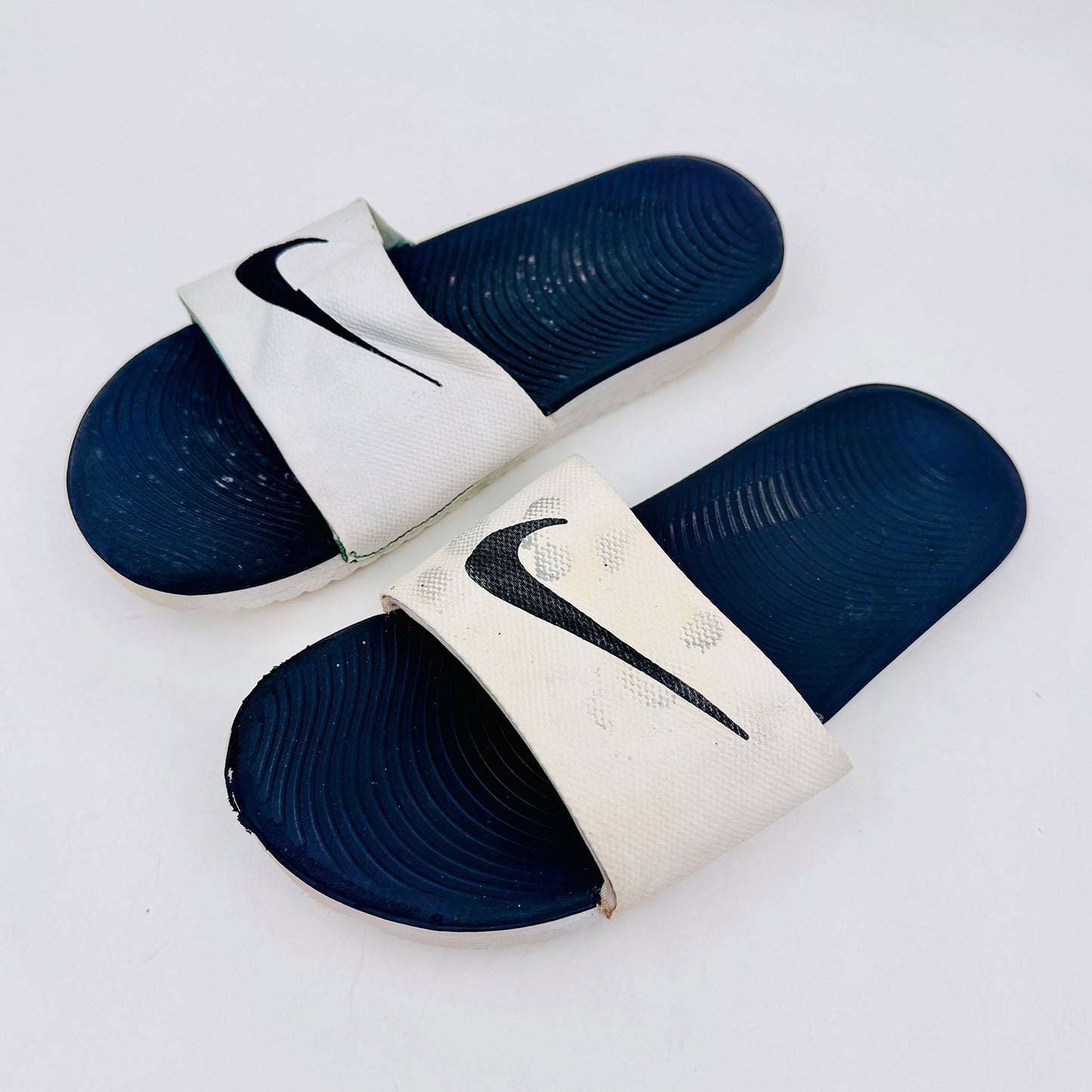 Nike Kawa White Slides (Size 36/37) - 819352-100