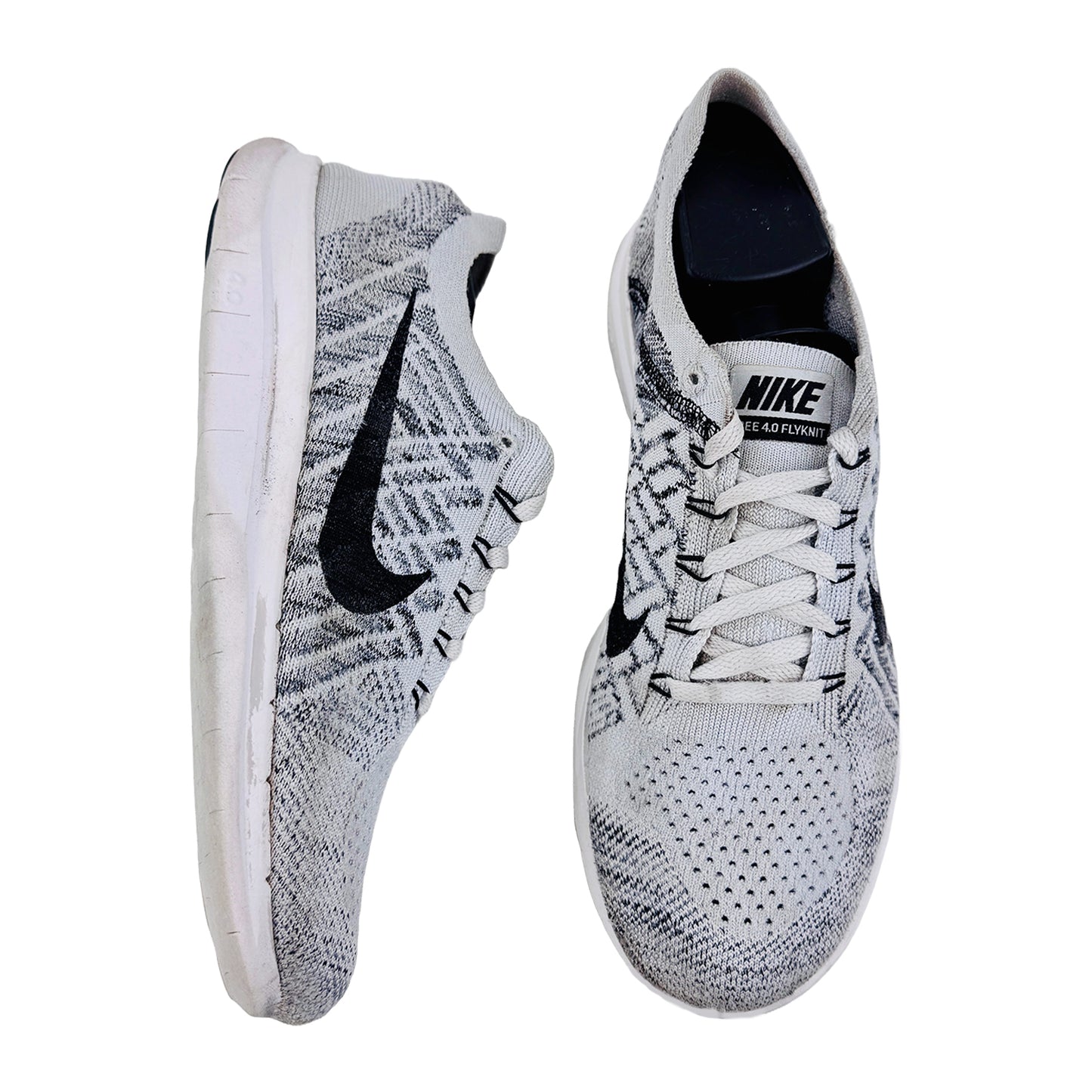 Nike Men's Free 4.0 Flyknit Shoes (Size 41) - 717075-005