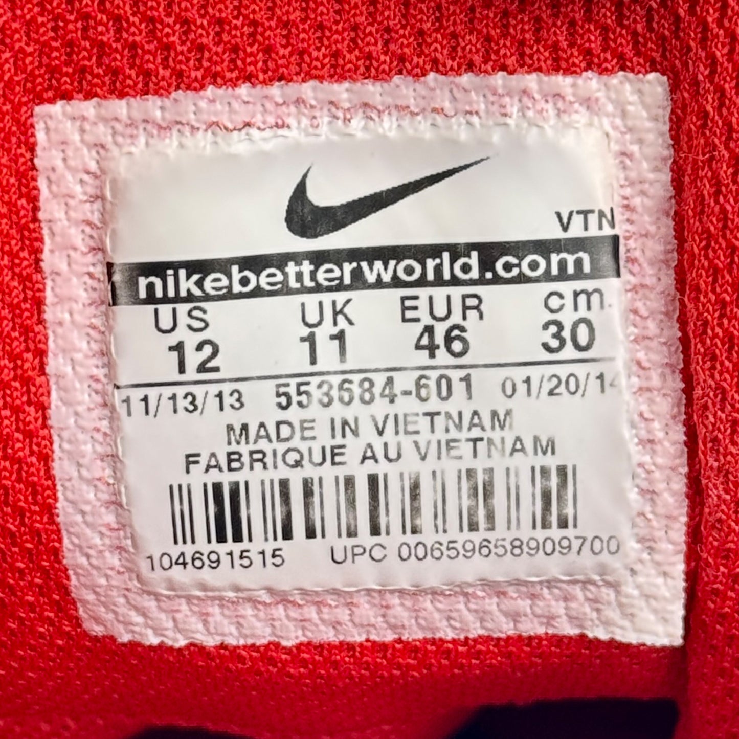 Nike Men's Free Trainer 3.0 Shoes (Size 46) - 553684-601
