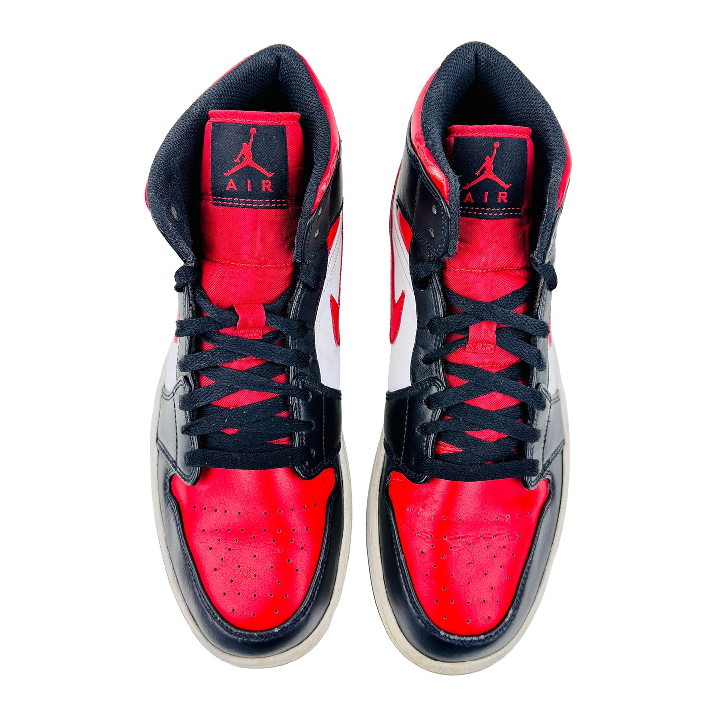 Nike Men's Jordan 1 Mid Sneaker Shoes (Size 45) - 554724-079