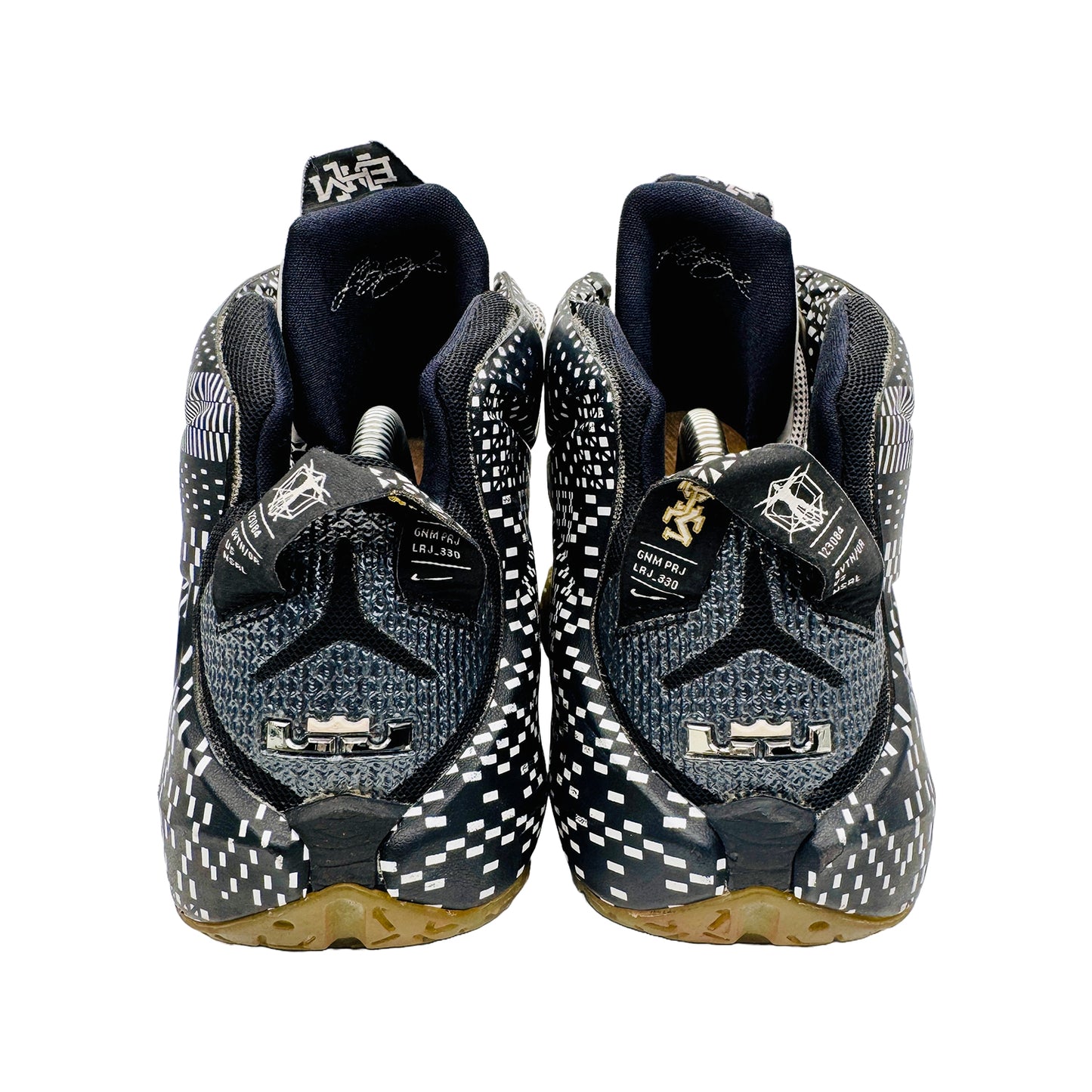 Nike Men's LeBron 12 BHM 2015 Shoes (Size 44) - 718825-001