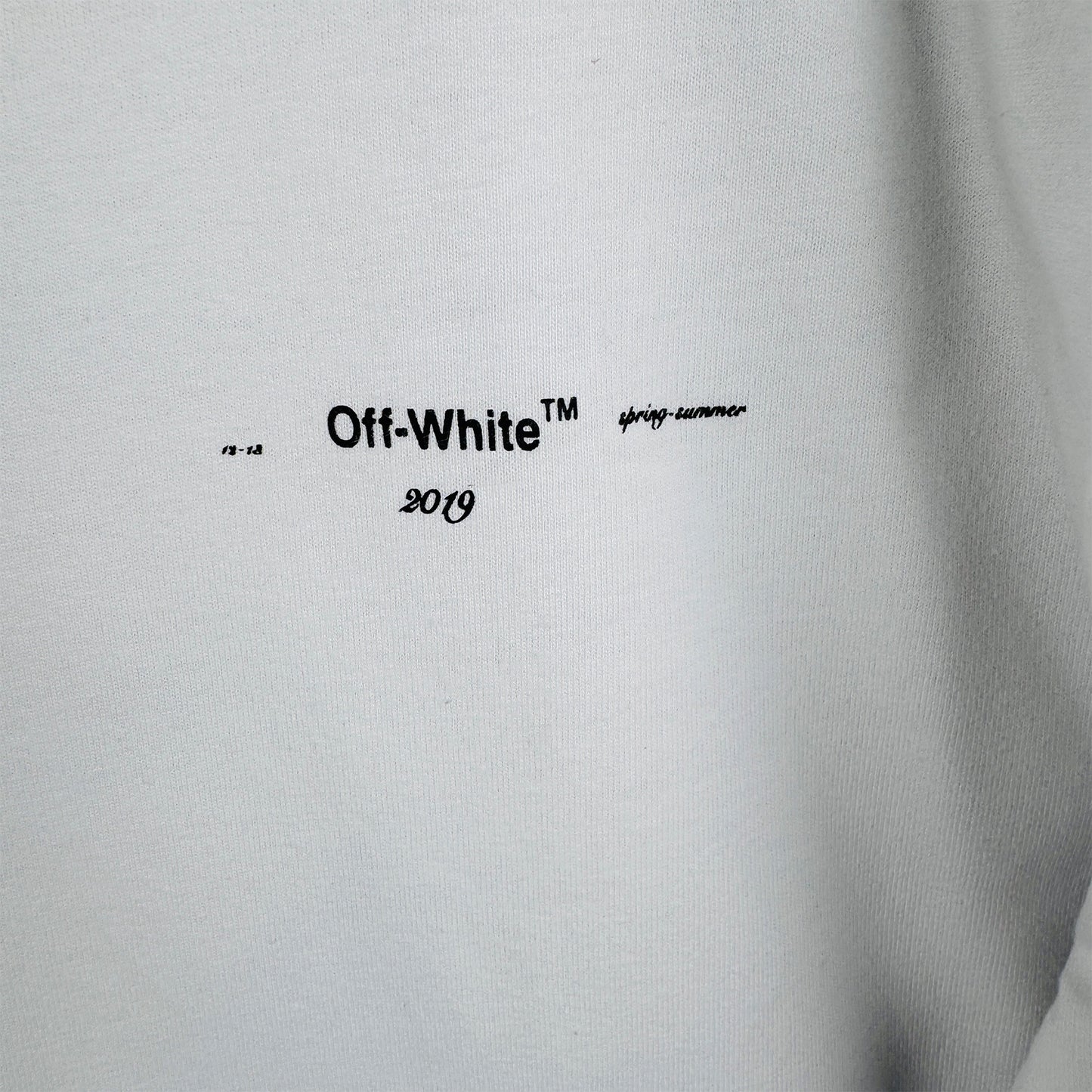 Off White Men's Cream Painting Arrows T-Shirt (Size Large)