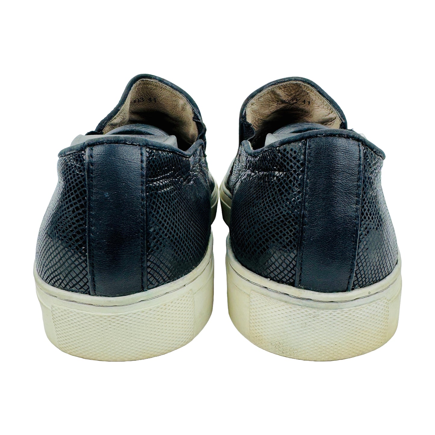 Philipp Plein Men's Hexagon Black Slip On Shoes (Size 41/41.5)