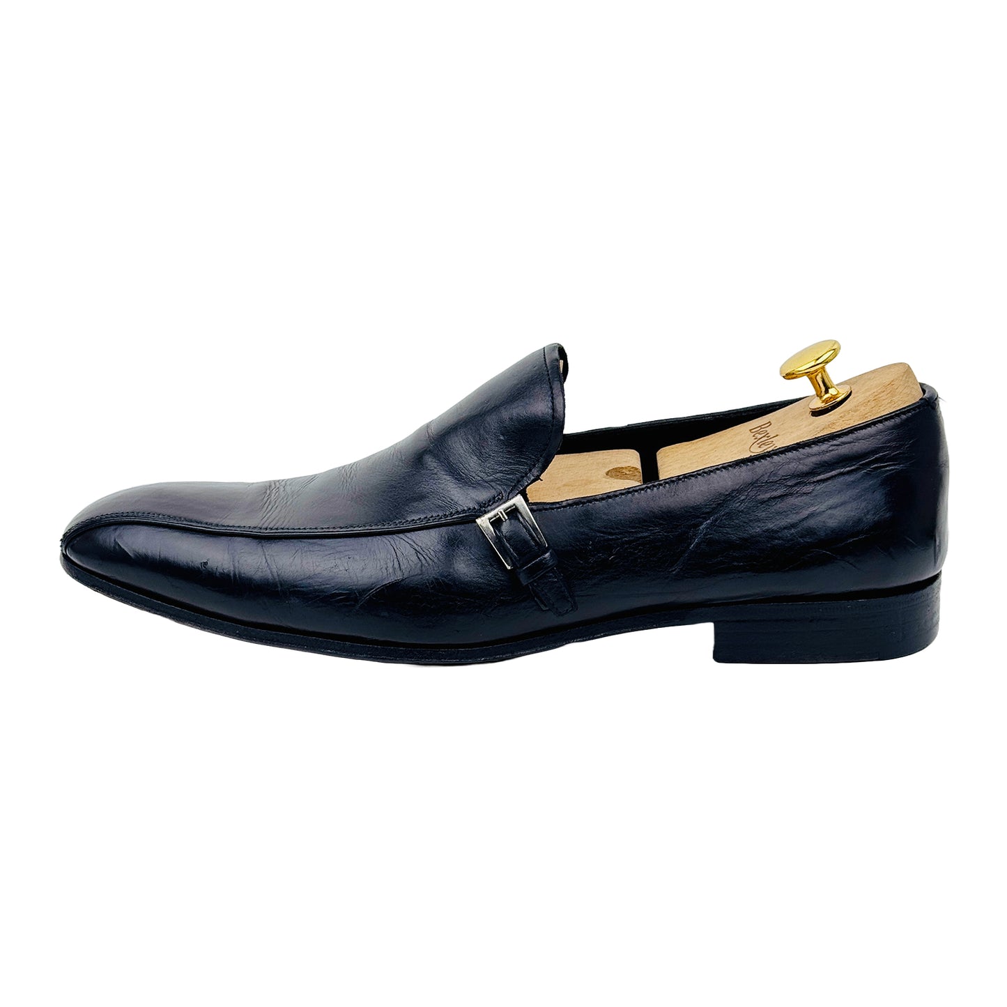 Prada Black Monk Strap Loafer Shoes (Size 43/43.5)