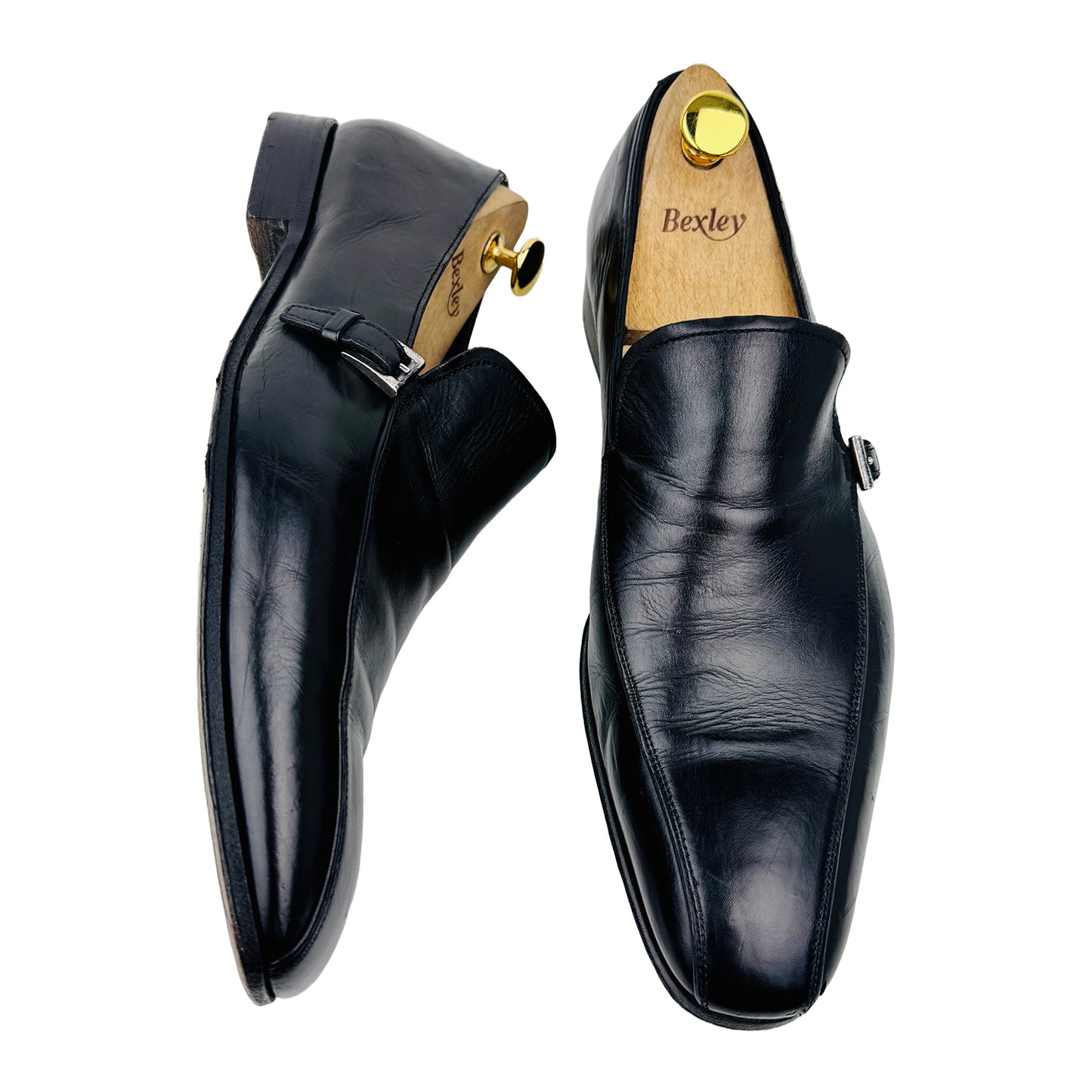Prada Black Monk Strap Loafer Shoes (Size 43/43.5)
