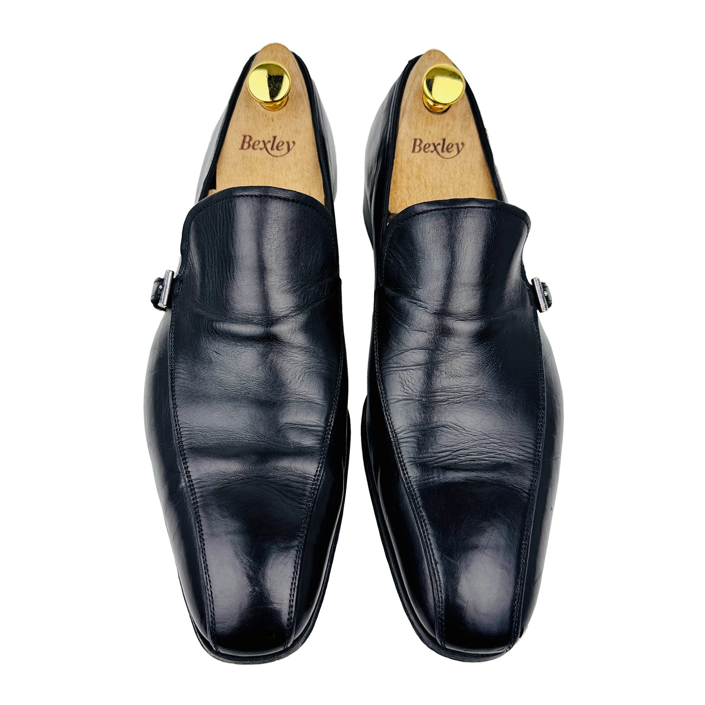 Prada Black Monk Strap Loafer Shoes (Size 43/43.5)