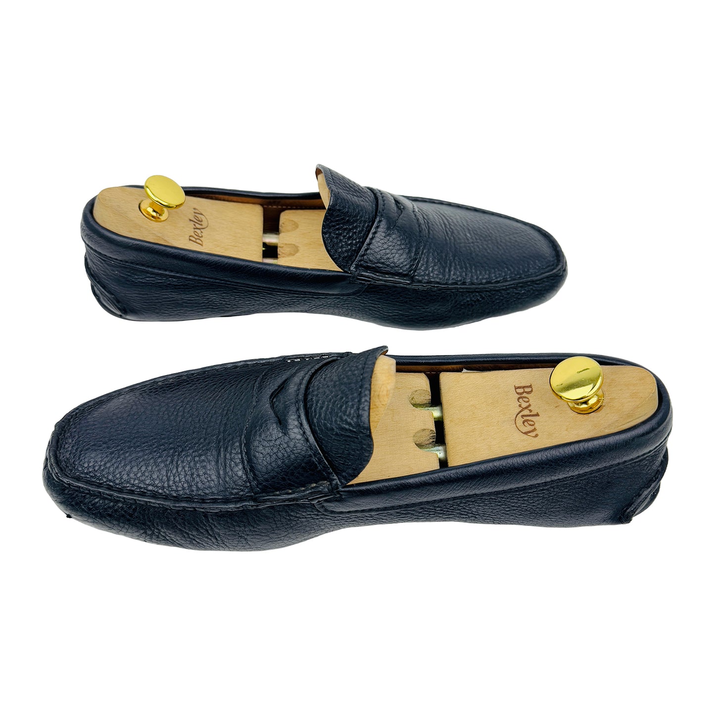 Prada Men's Black Leather Loafers (Size 42.5/43) - 2DD 001