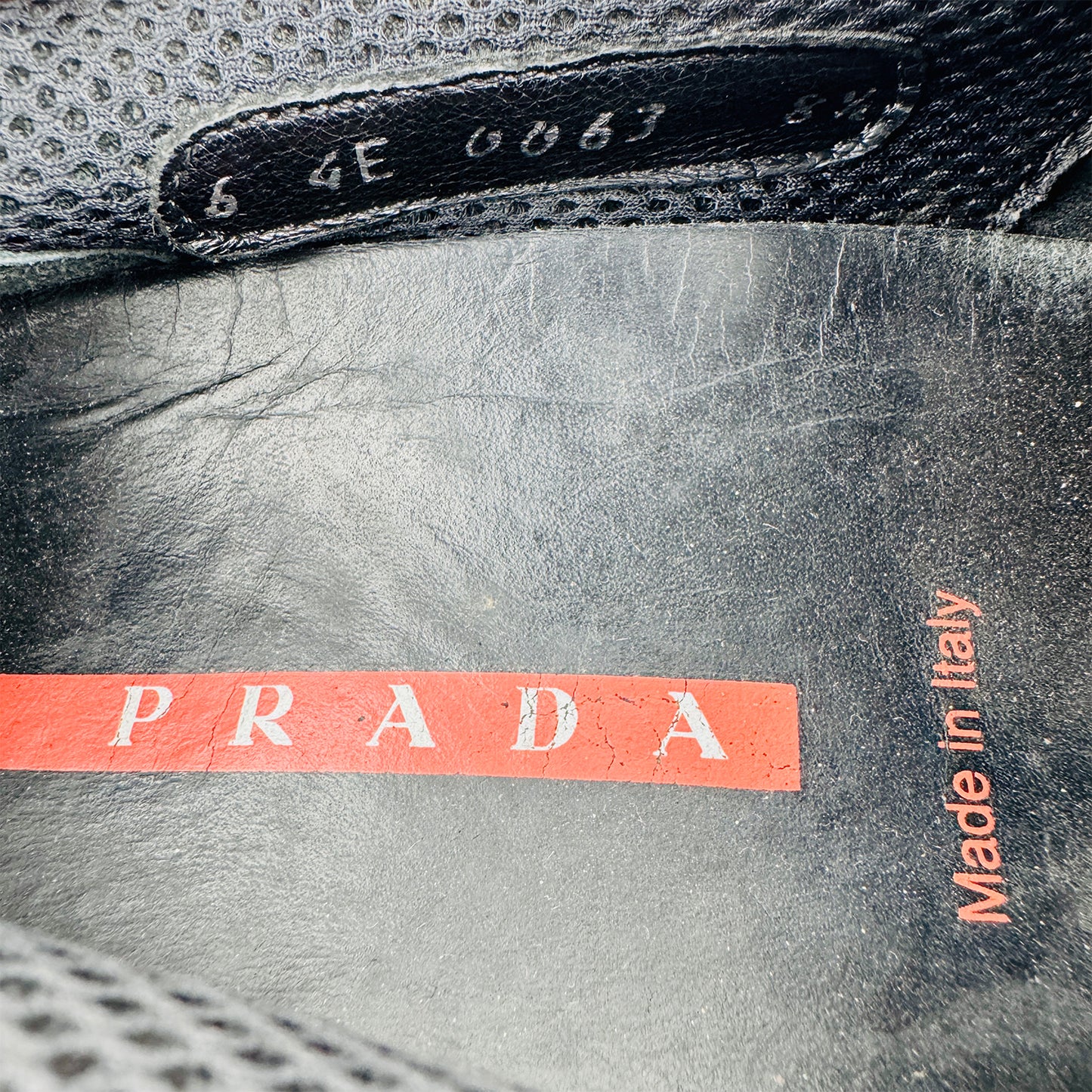Prada Men's Buckle Detail Black Leather Loafer Shoes (Size 42.5/43)
