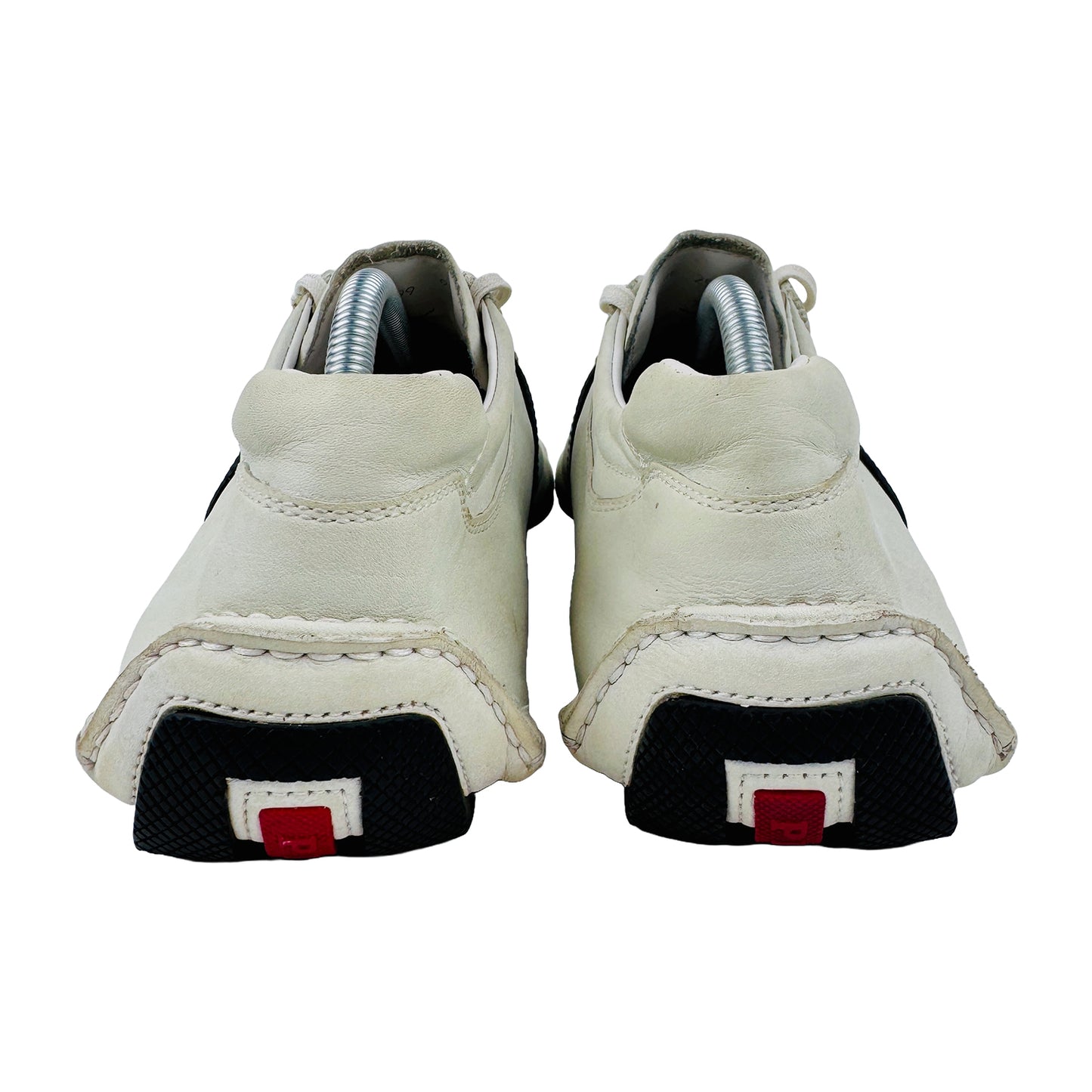 Prada Men's Low Top Sport White Sneaker Shoes (Size 44/44.5)
