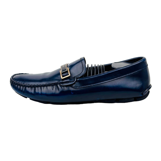 Prada Men's Patent Leather Loafer Shoes (Size 41/41.5)