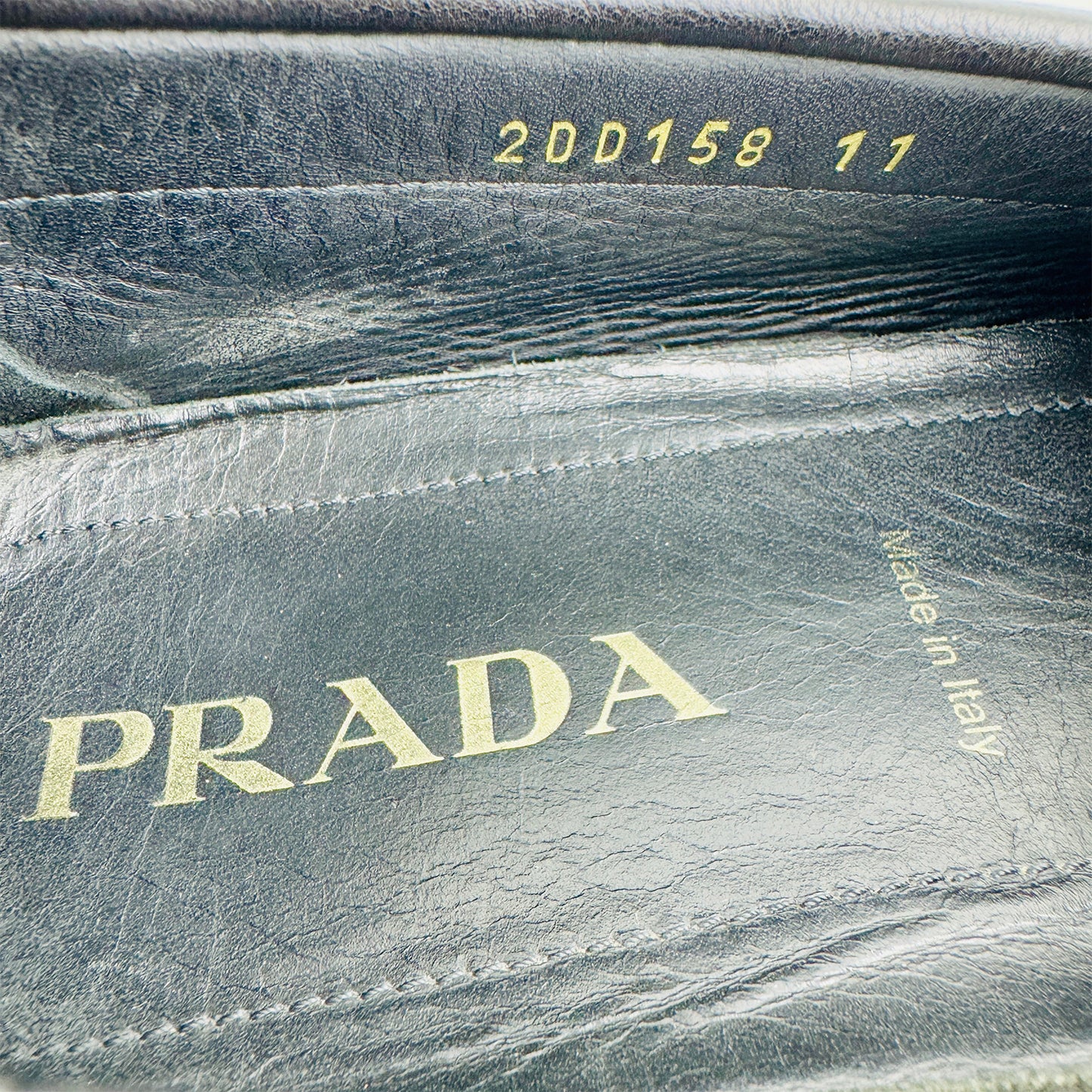 Prada Men's Saffiano Loafer Shoes (Size 46/46.5) - 2DD158