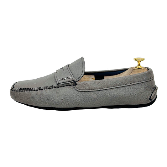 Prada Saffiano Penny Driver Loafer Shoes (Size 43/43.5) - 2 DD 001