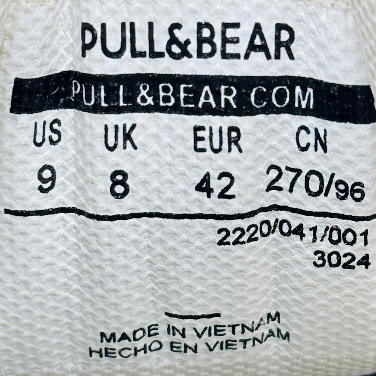 Pull & Bear Men's Casual Trainer Sneaker Shoes (Size 42/42.5)