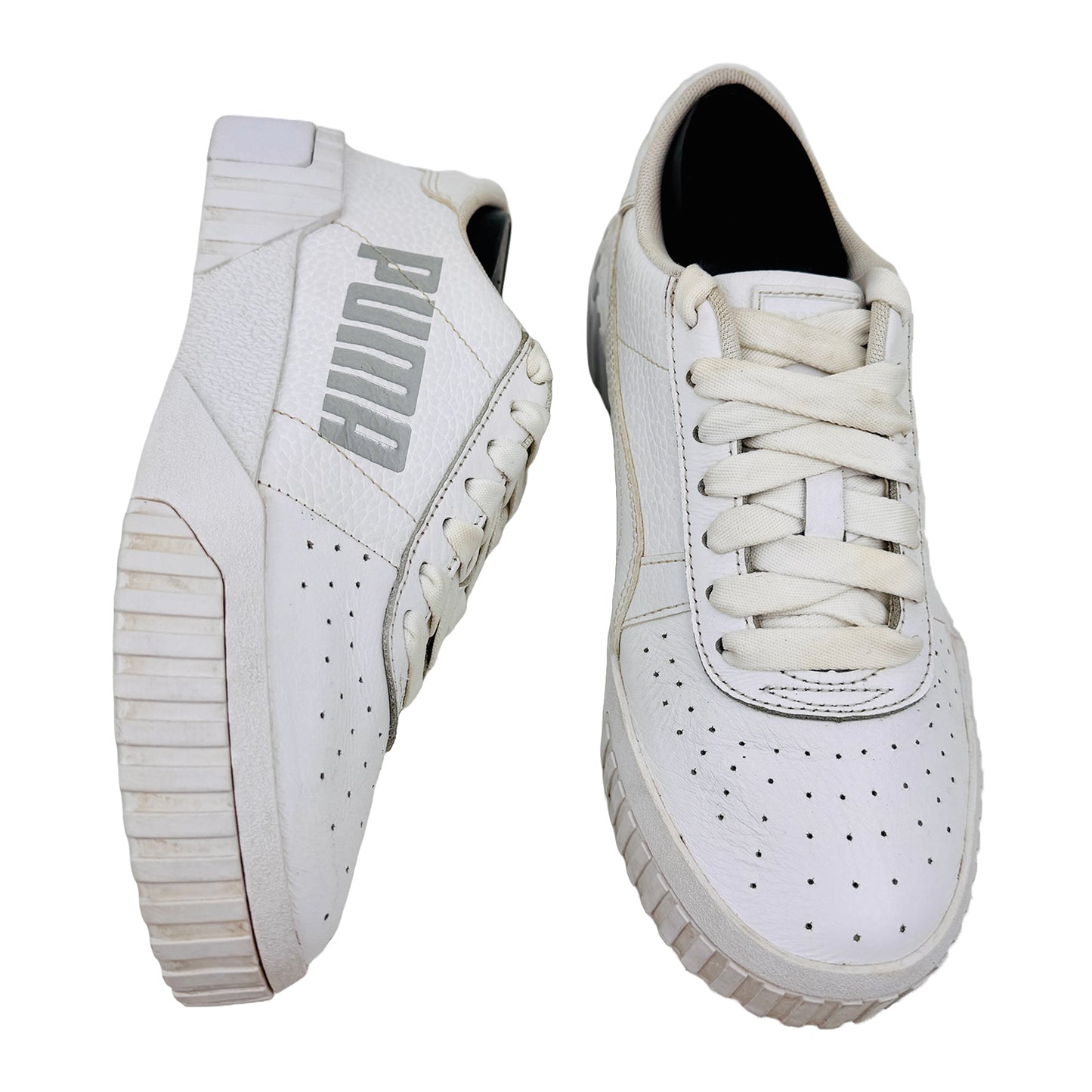 Puma Cali Statement White Shoes (Size 37.5) - 372847-01
