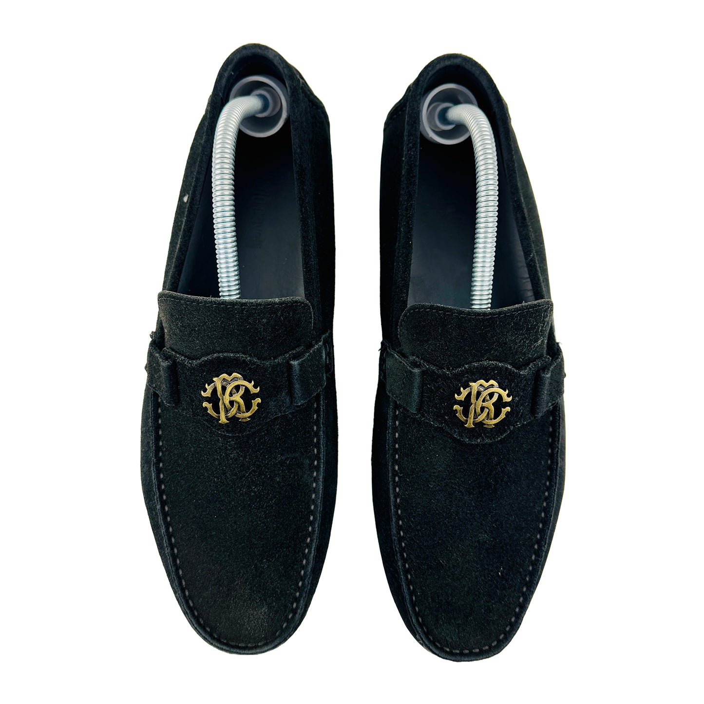 Roberto Cavalli Men's Black Moccasin Shoes (Size 42/42.5)