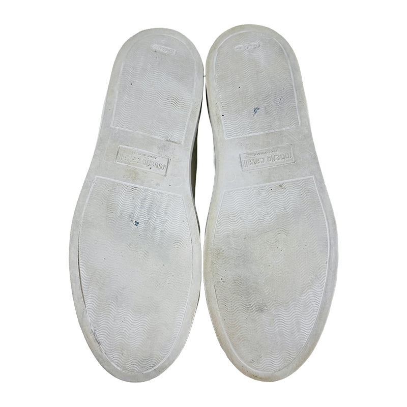 Roberto Cavalli Men's Blanco White Sneaker Shoes (Size 44)
