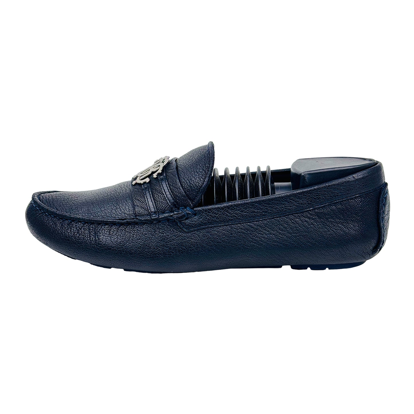 Roberto Cavalli RC Monogram Black Loafers (Size 42.5)