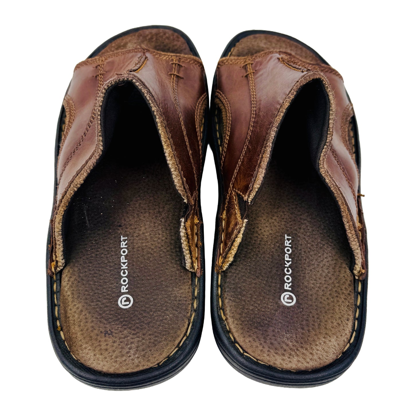 Rockport Men's Brown Slides (Size 42.5/43)